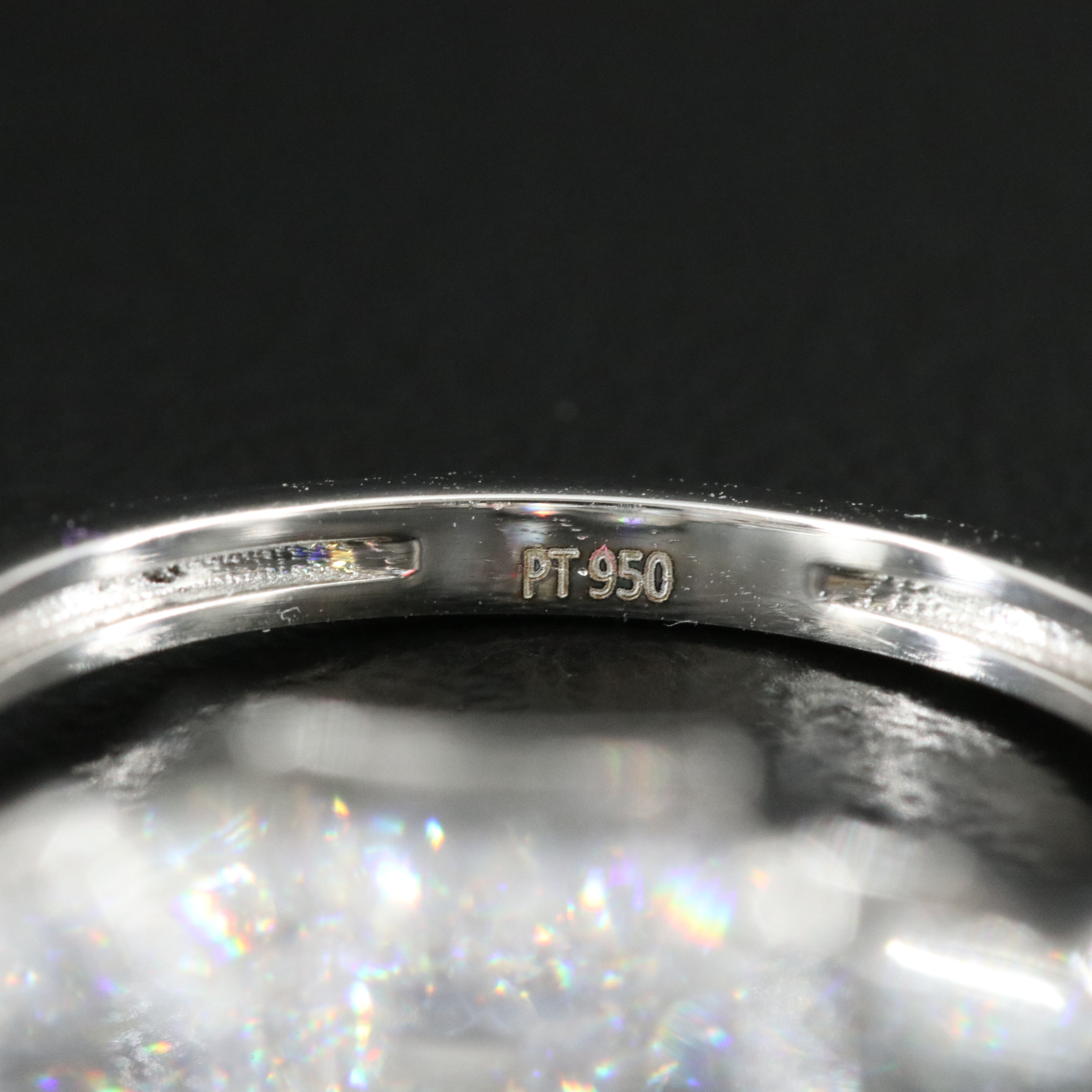 Platinum 4.93 CTW Lab Grown Diamond Ring with IGI Report