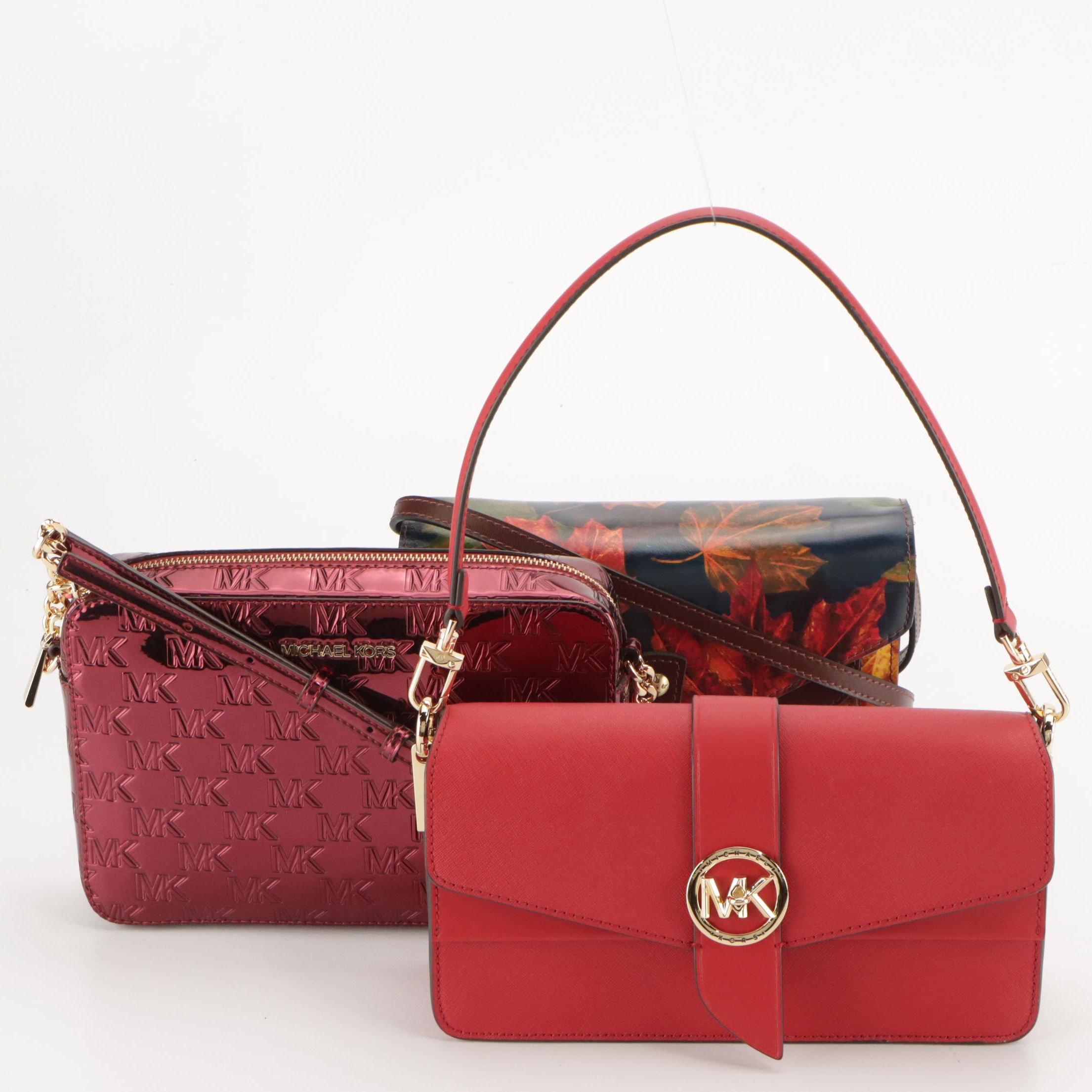 Patricia Nash Cassano Maple Leaves Bag, Michael Kors Greenwich & Jet Set Bags