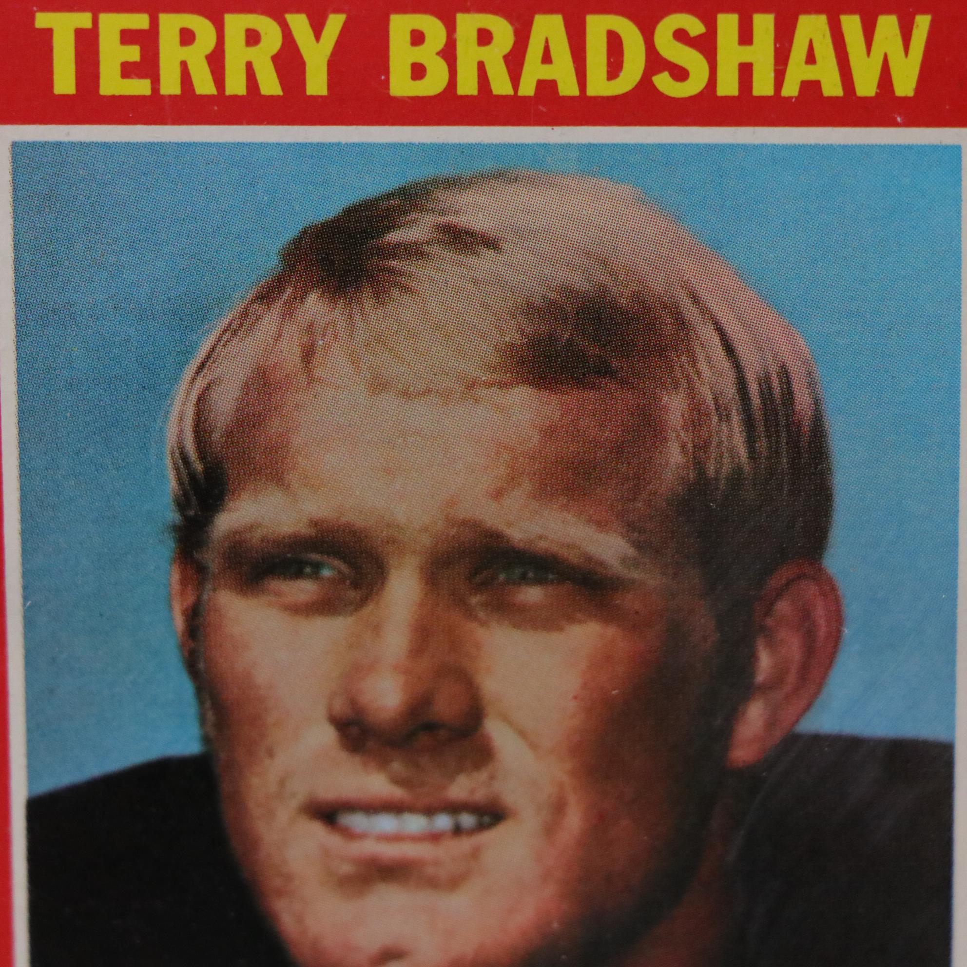 Topps Terry Bradshaw Football Trading Card, 1971