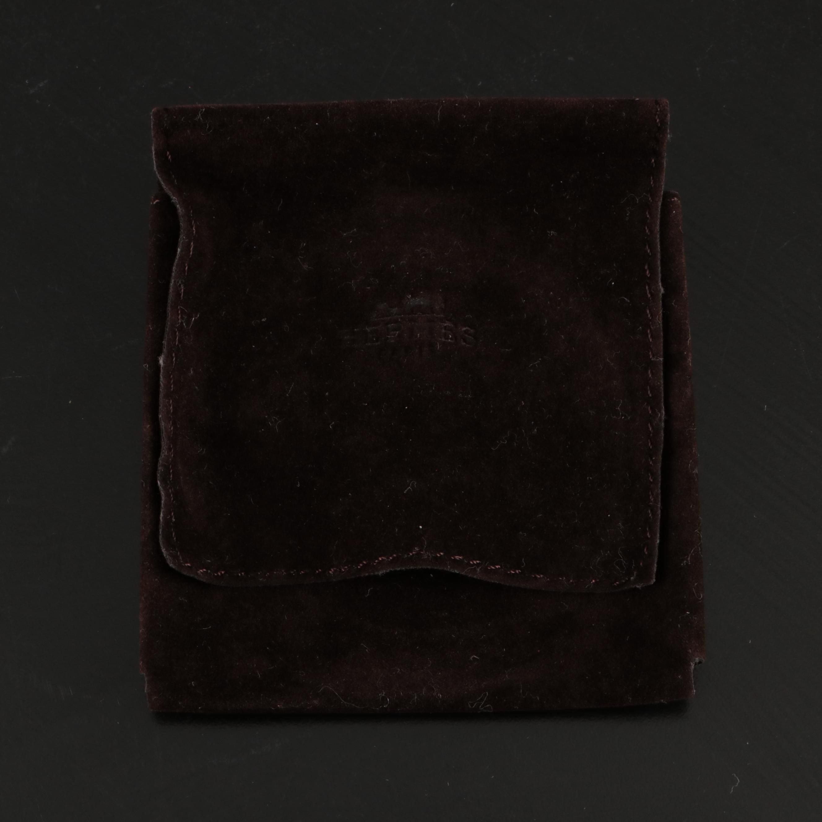 Hermès Calèche Wide Enamel Bangle Bracelet