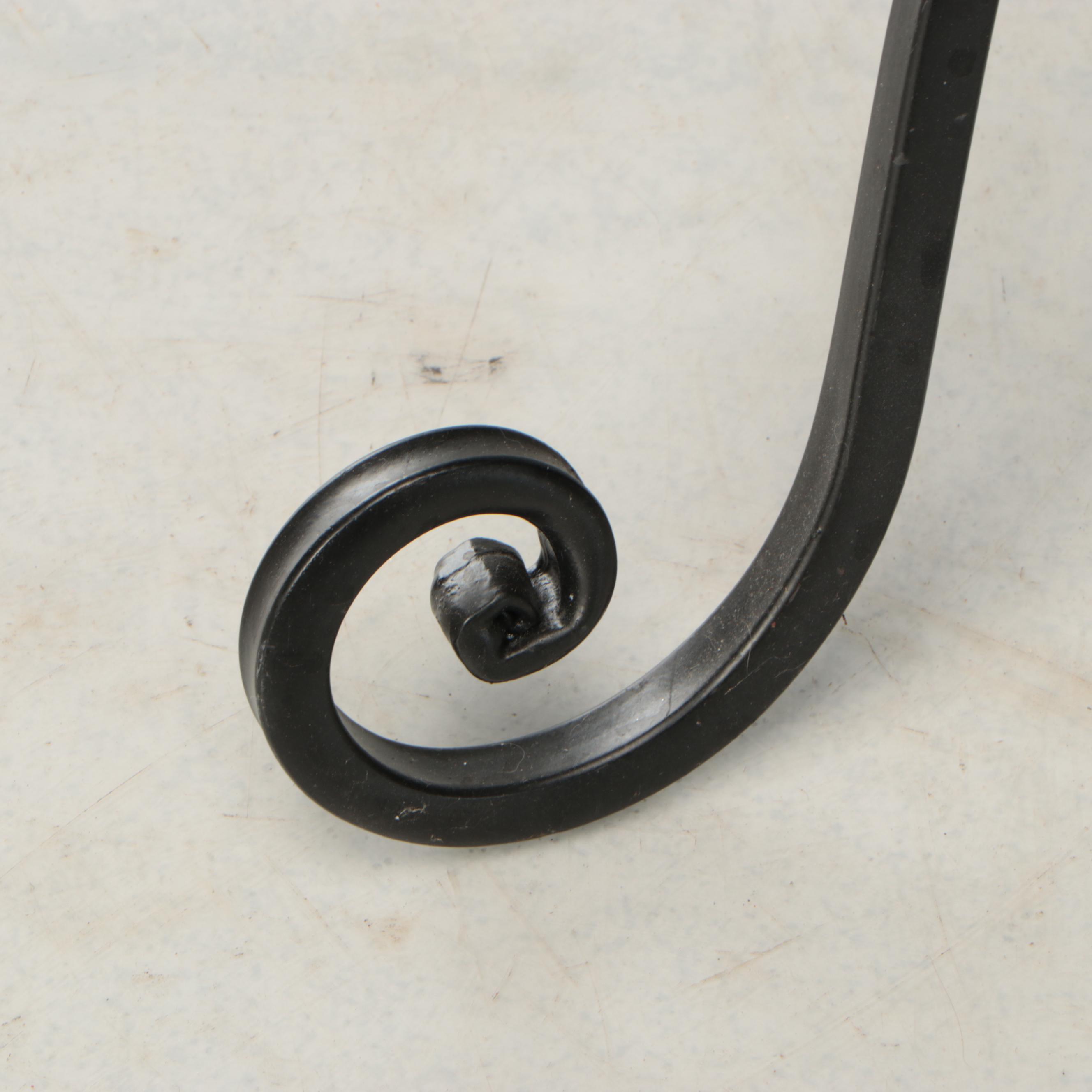 Bronze Finish Baroque Floor Easel