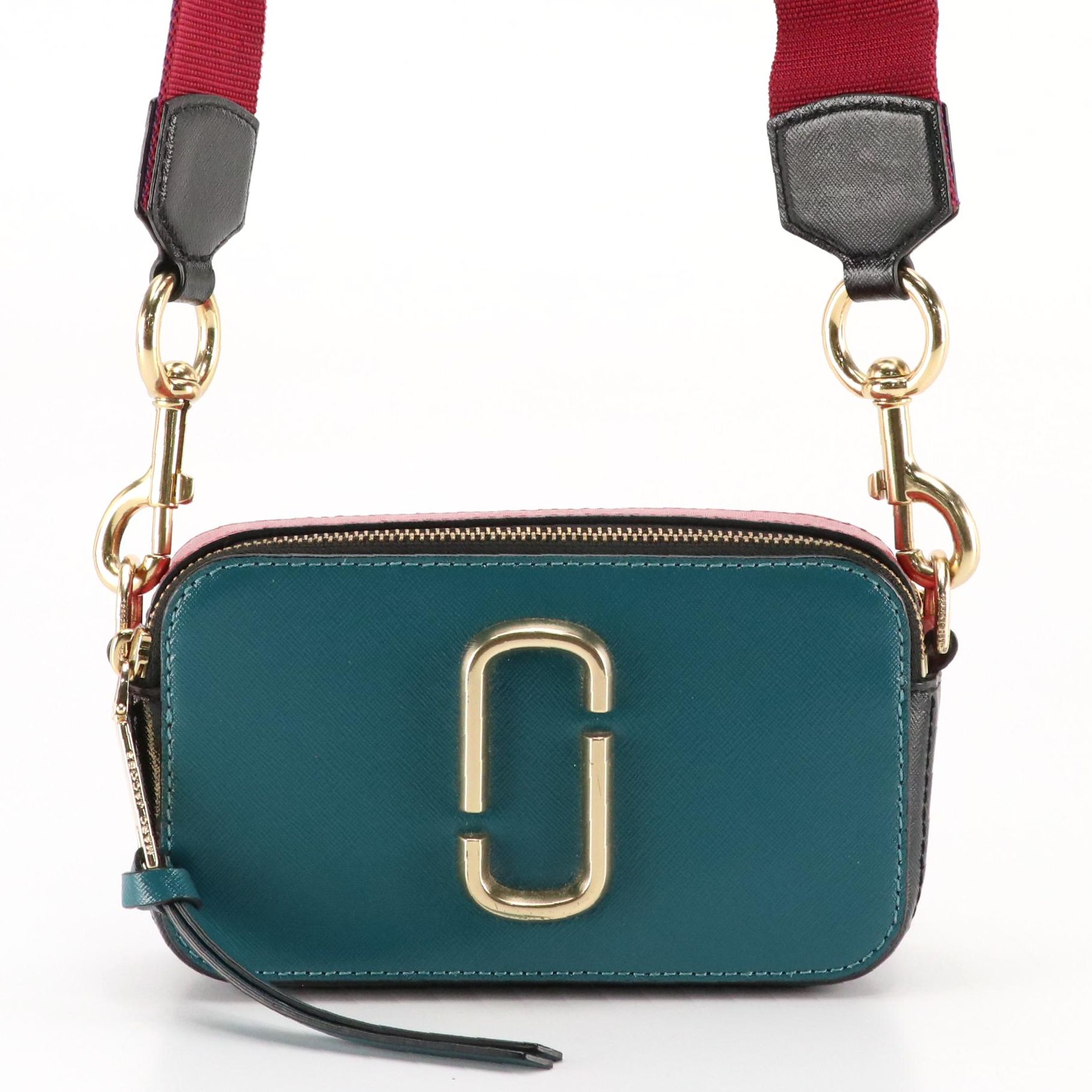 Marc Jacobs The Snapshot Crossbody Bag in Colorblock Saffiano Leather