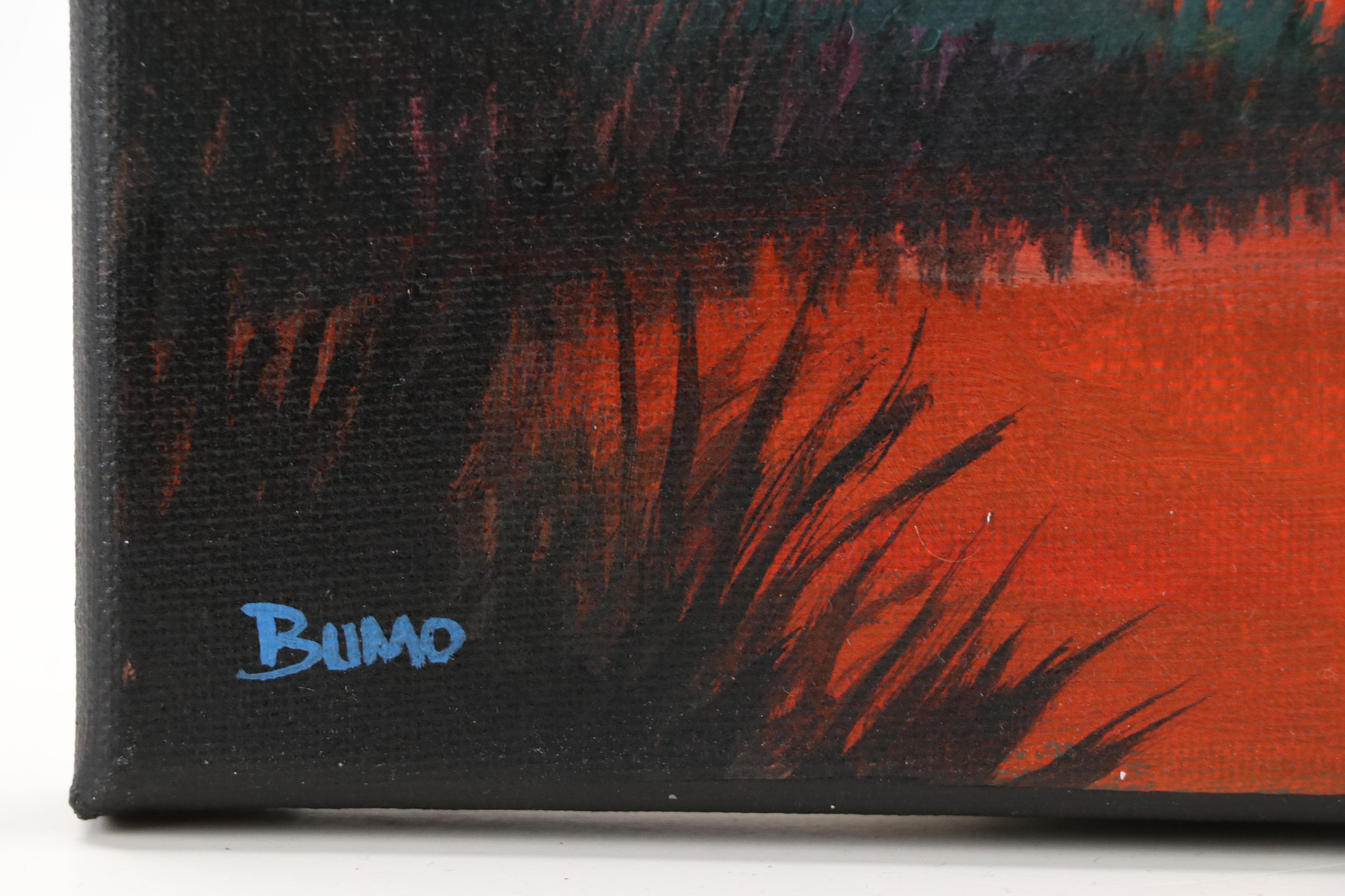 Doug "Bumo" Johnpeer Landscape Oil Painting with Twilight Reflections, 2025