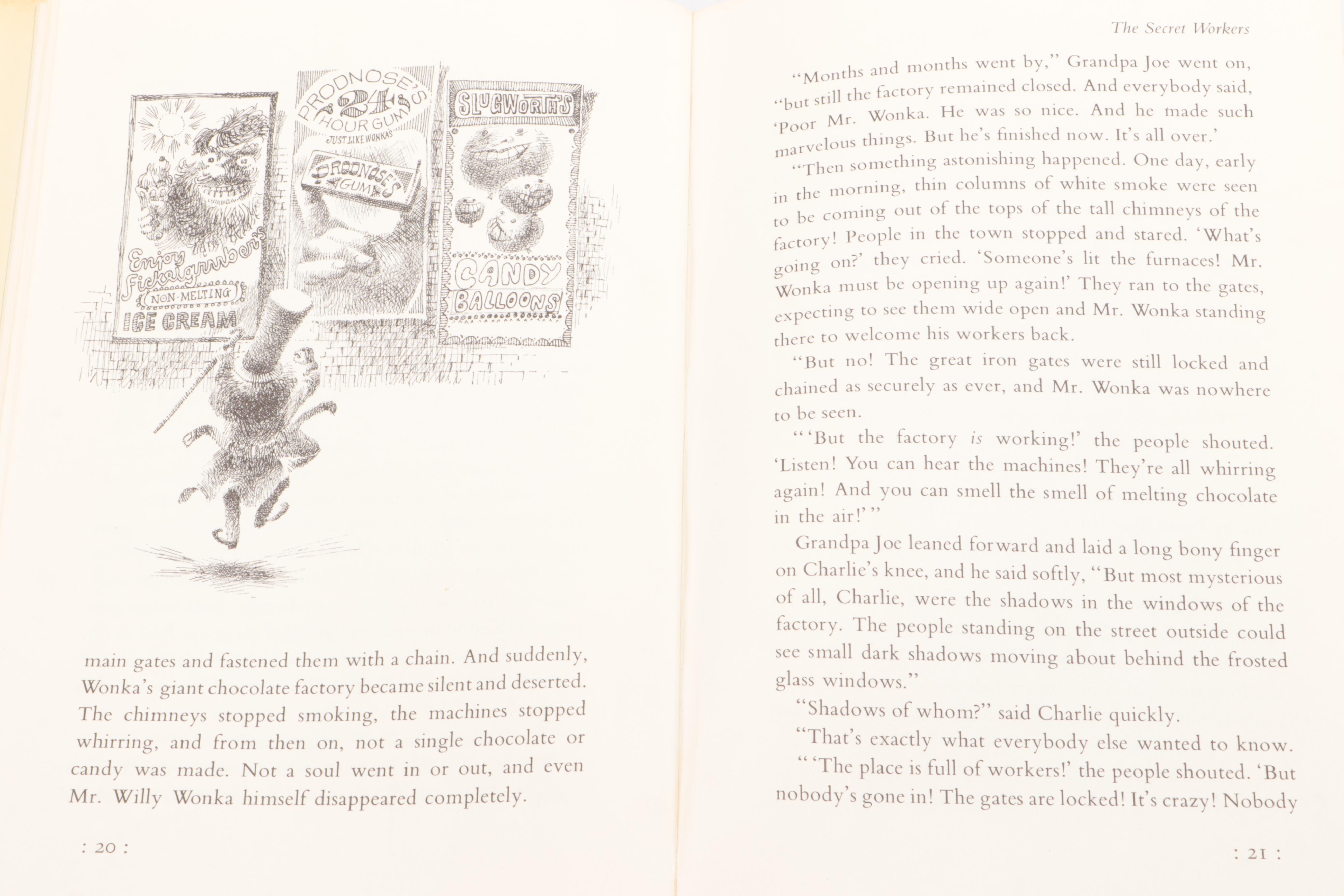 First Edition, Later Printing "Charlie and the Chocolate Factory" by Roald Dahl