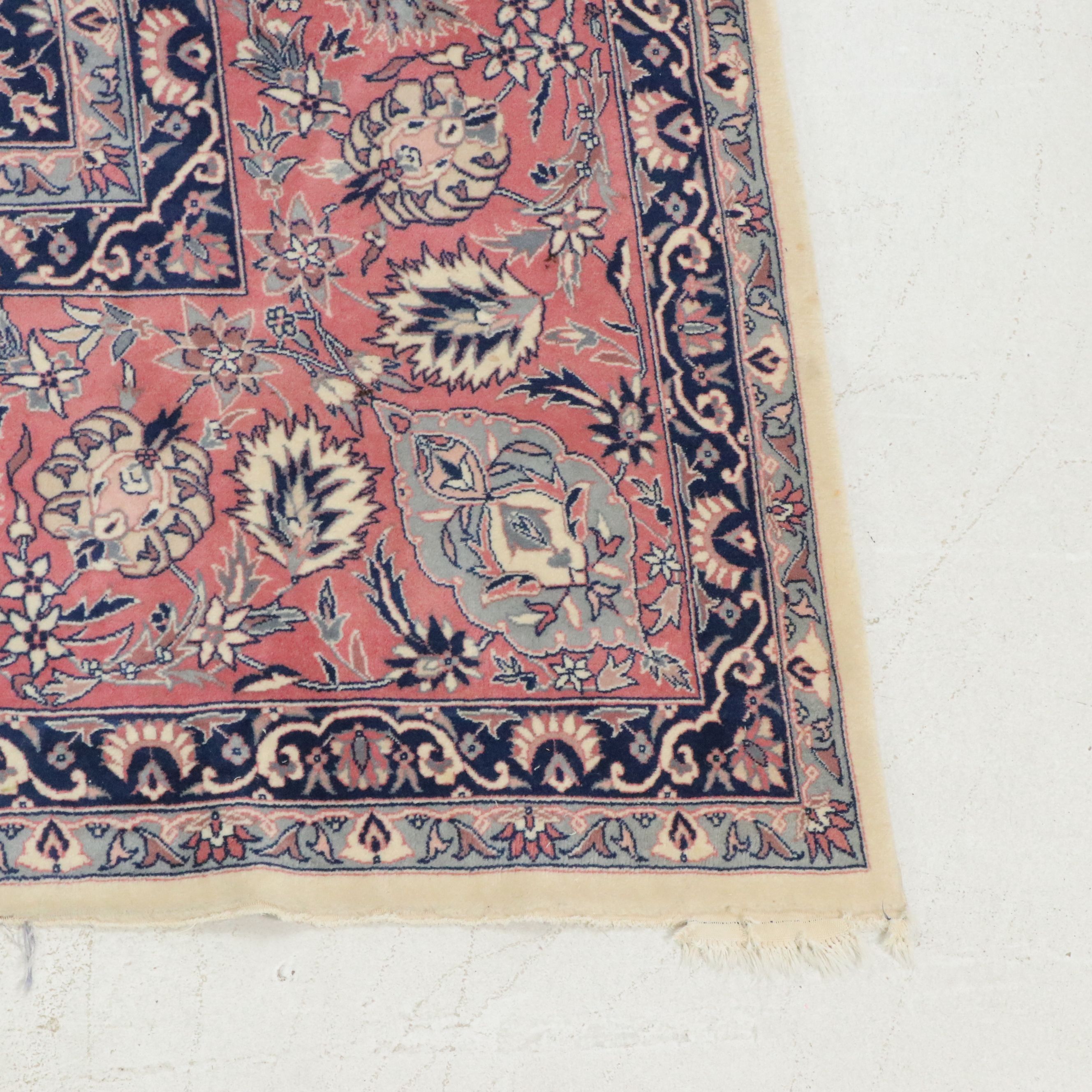 9'9 x 14'6 Hand-Knotted Persian Mahal Room Sized Rug