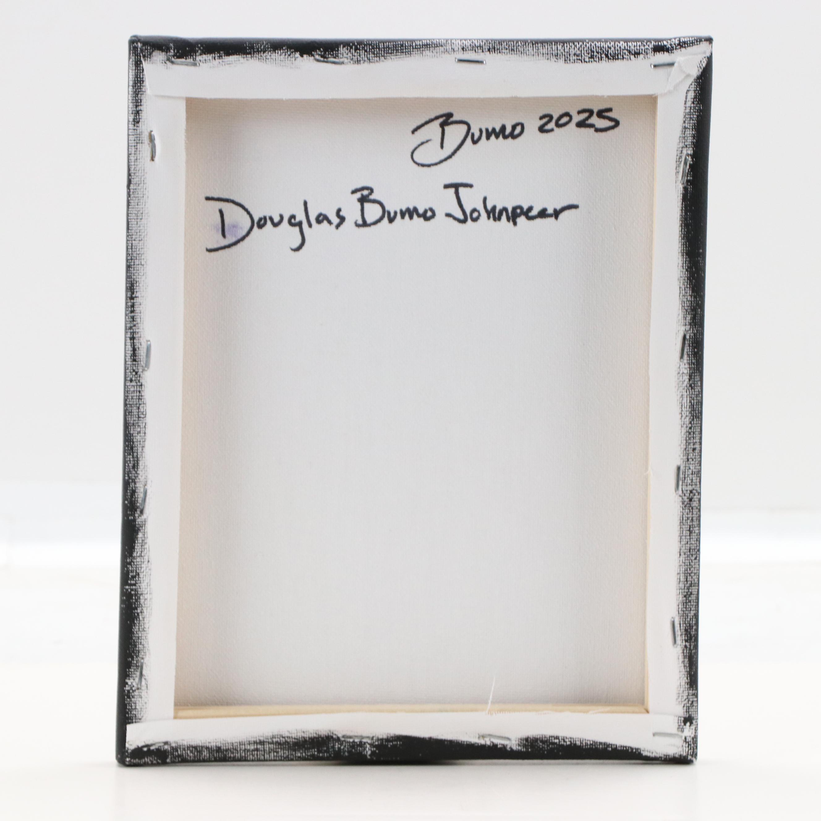 Doug "Bumo" Johnpeer Landscape Oil Painting with Moon Reflections, 2025