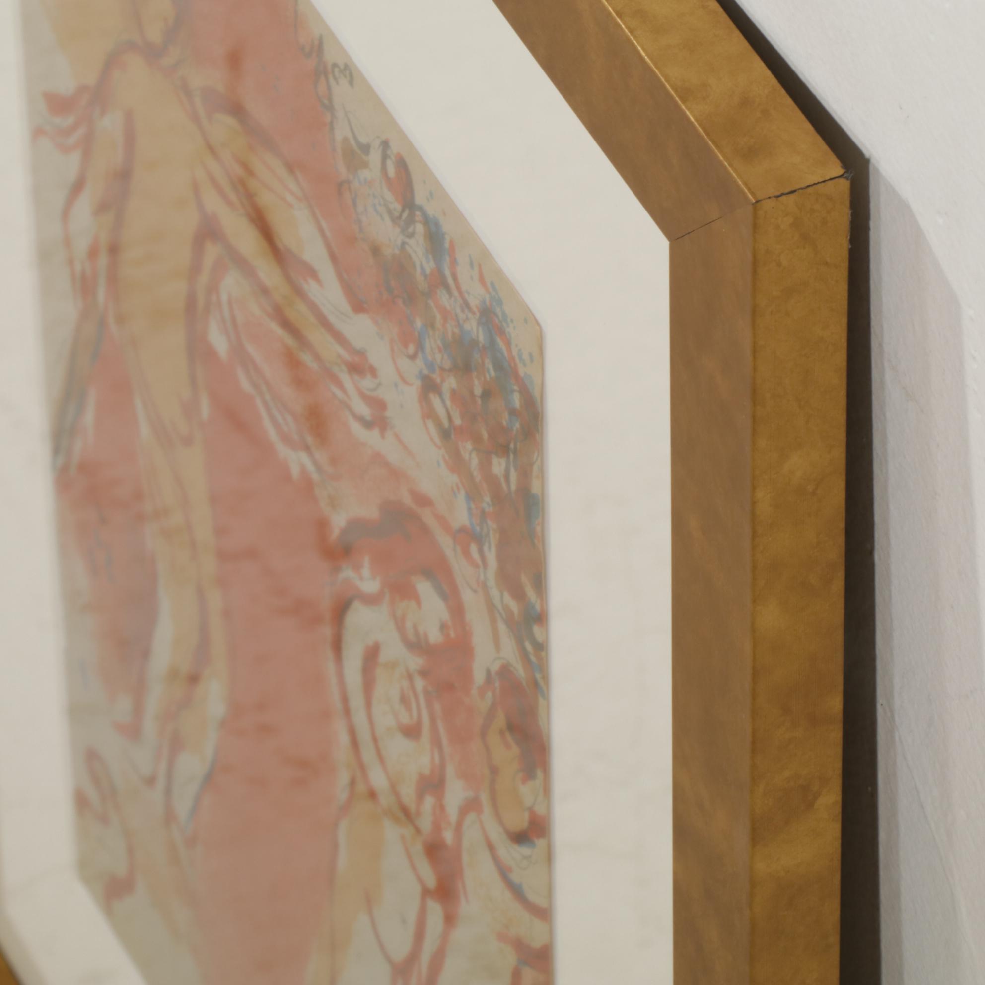 Marc Chagall Lithograph "Adam and Eve are Banished From Paradise" For "Verve"