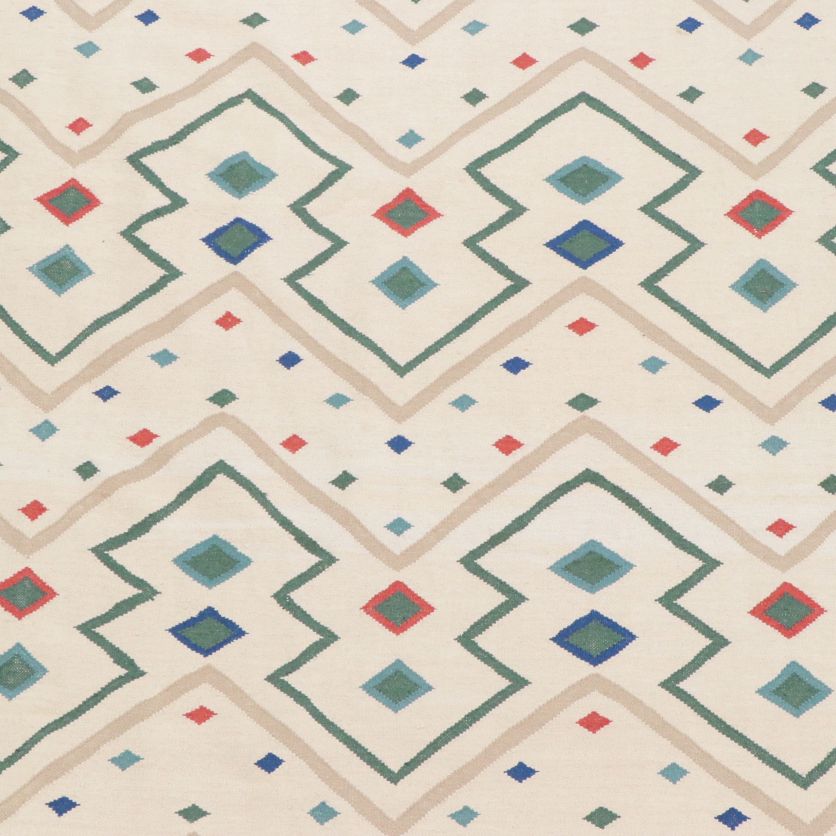 8'5 x 11'5 Handwoven Nourison Accent Collection Dhurrie Area Rug