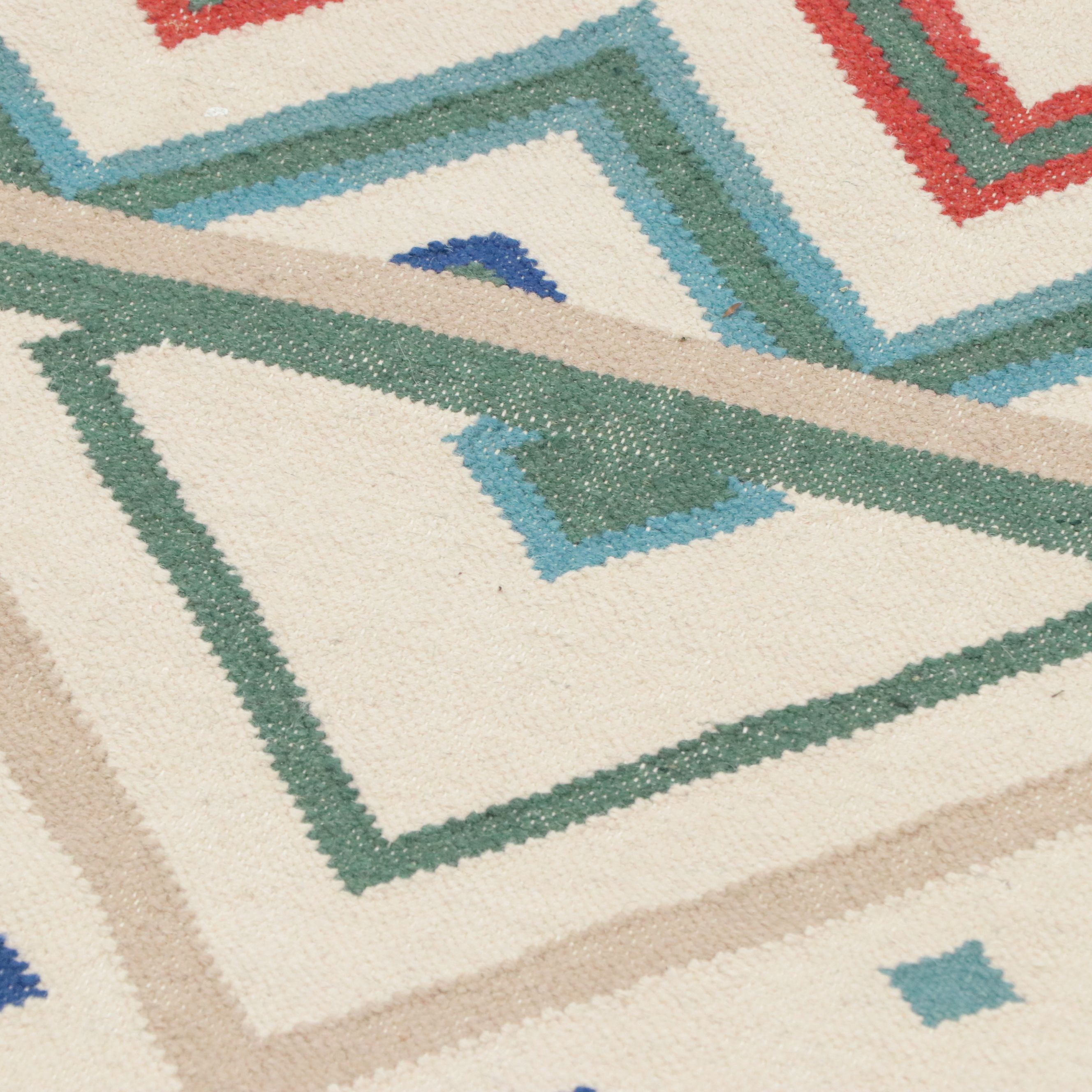 8'5 x 11'5 Handwoven Nourison Accent Collection Dhurrie Area Rug