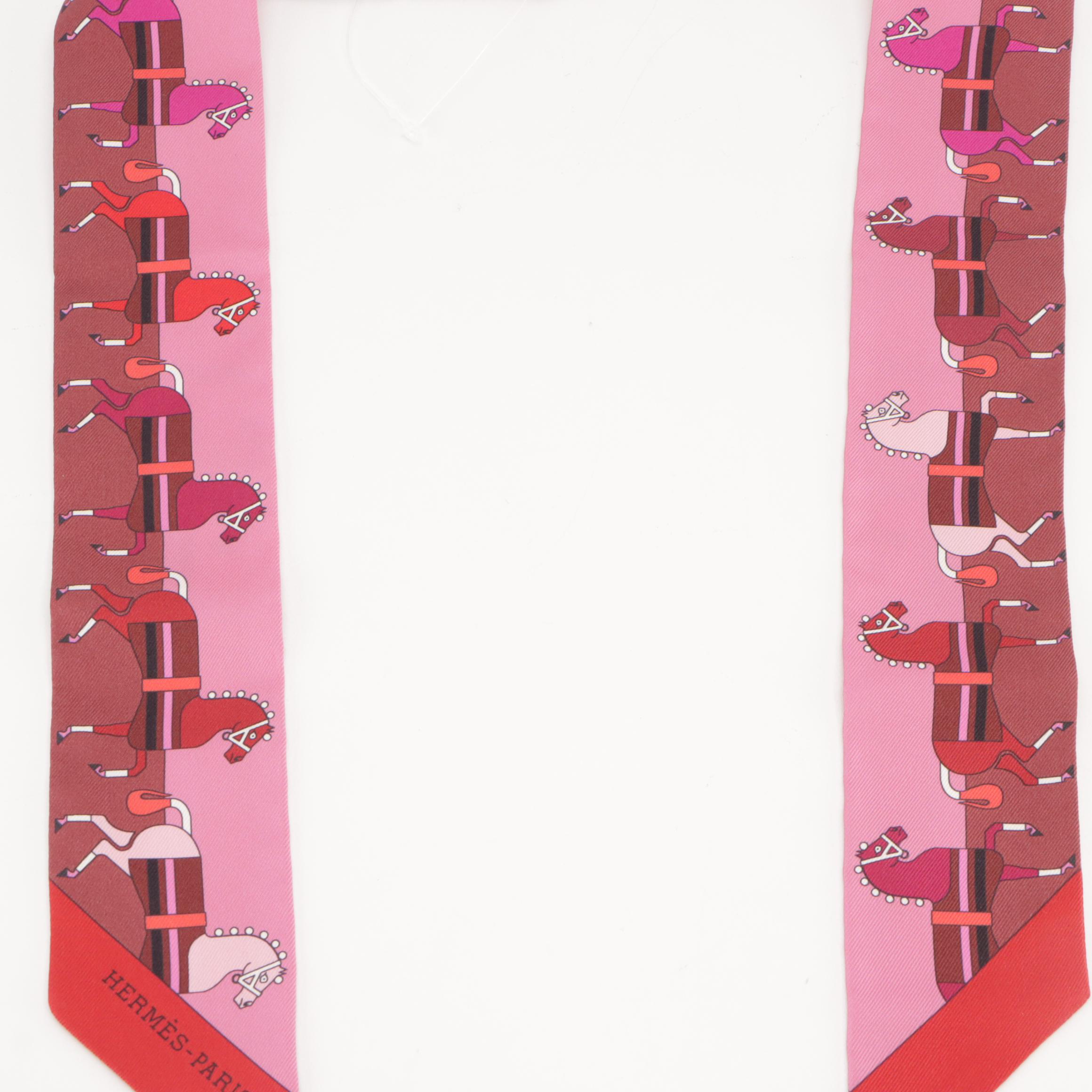 Hermès Rocabar Silk Twilly Scarf