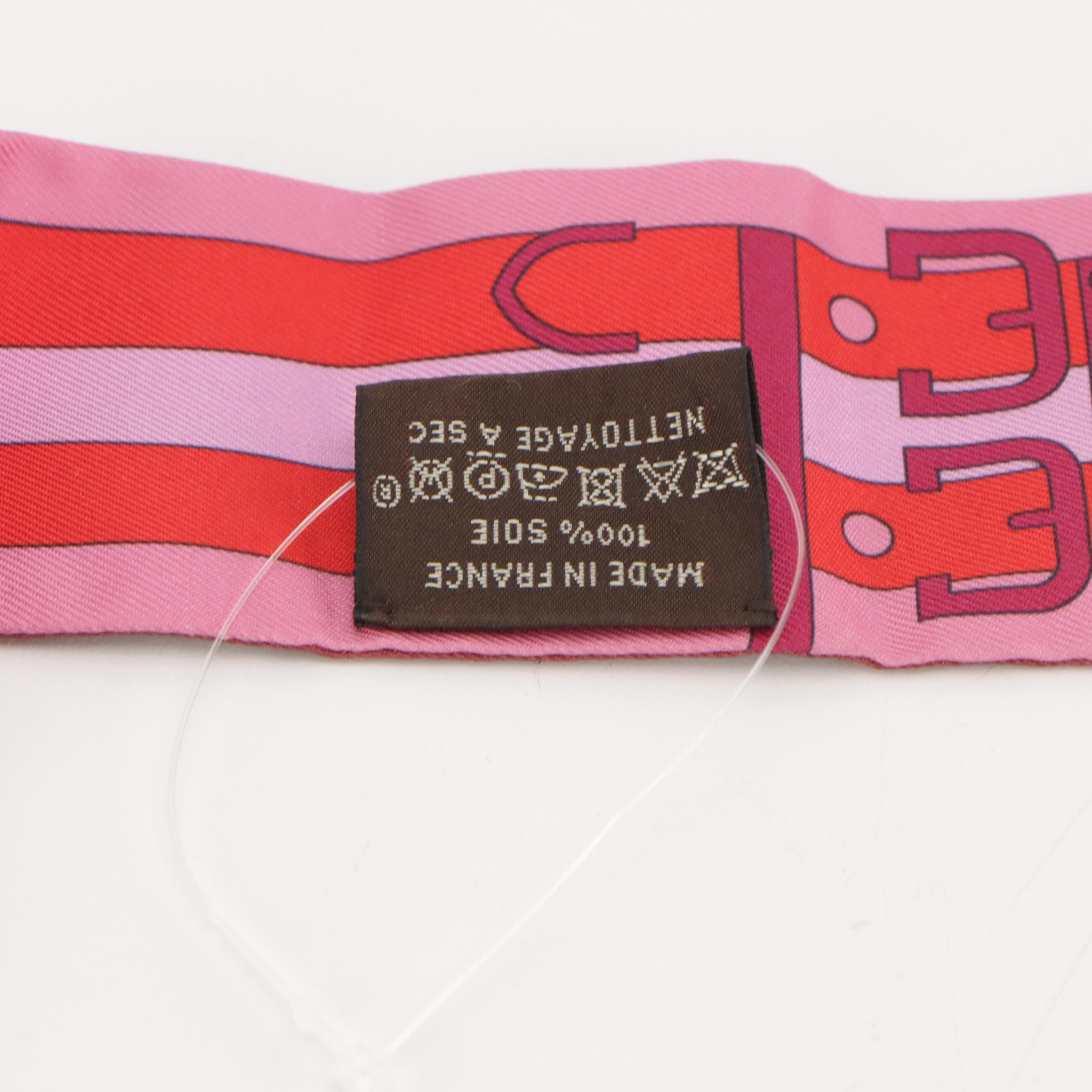 Hermès Rocabar Silk Twilly Scarf