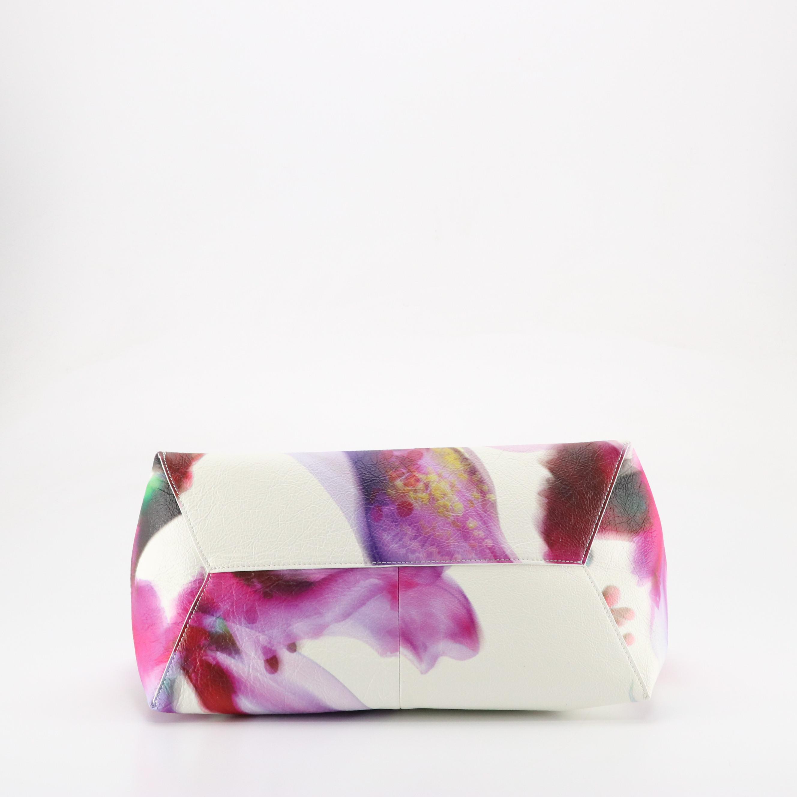 Marc Jacobs The Future Floral Leather Sack Bag and Large Canvas Pouch