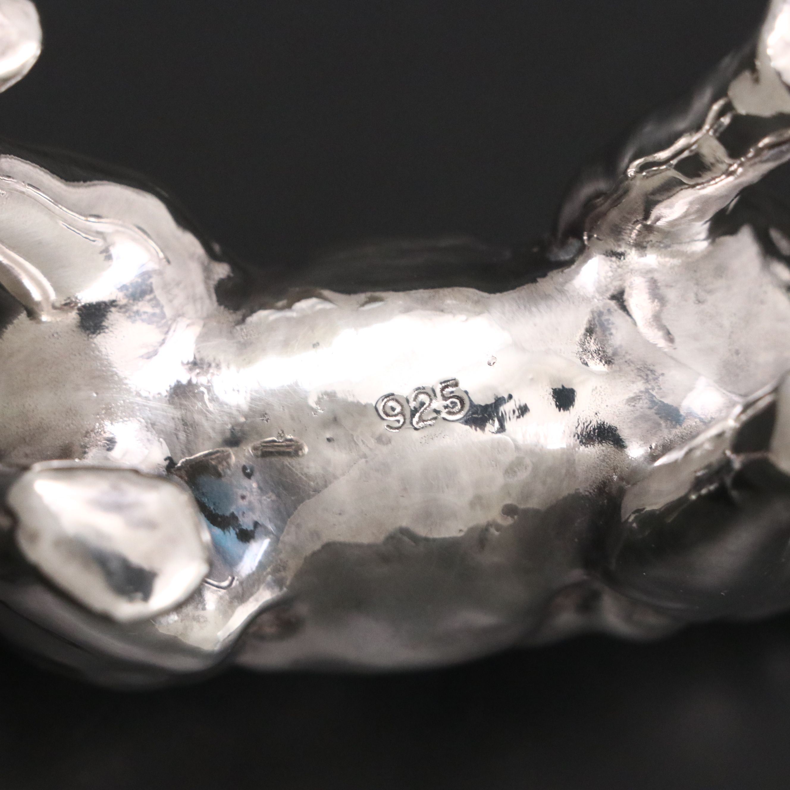 Sterling Silver Over Resin Collie Dog Figurine