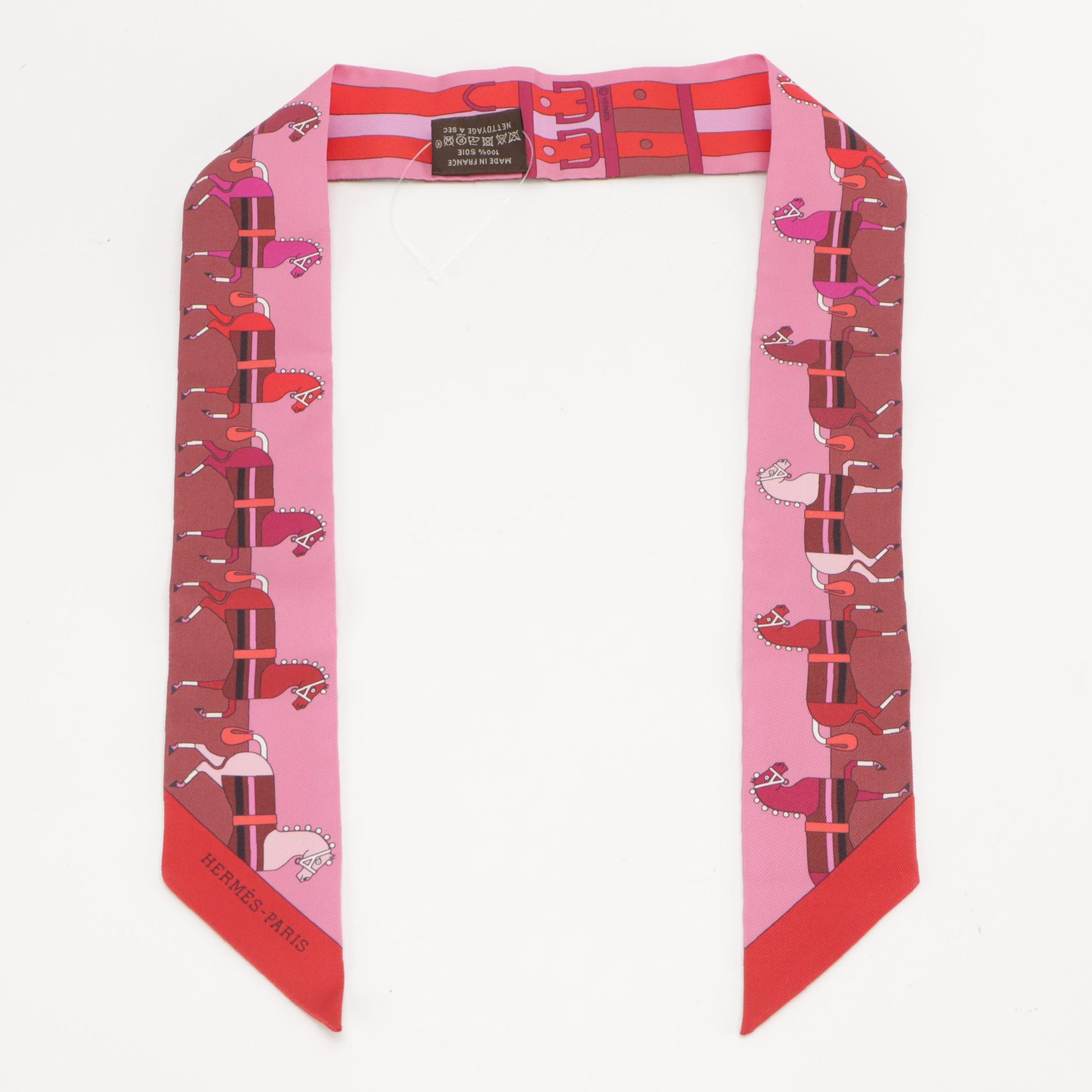 Hermès Rocabar Silk Twilly Scarf