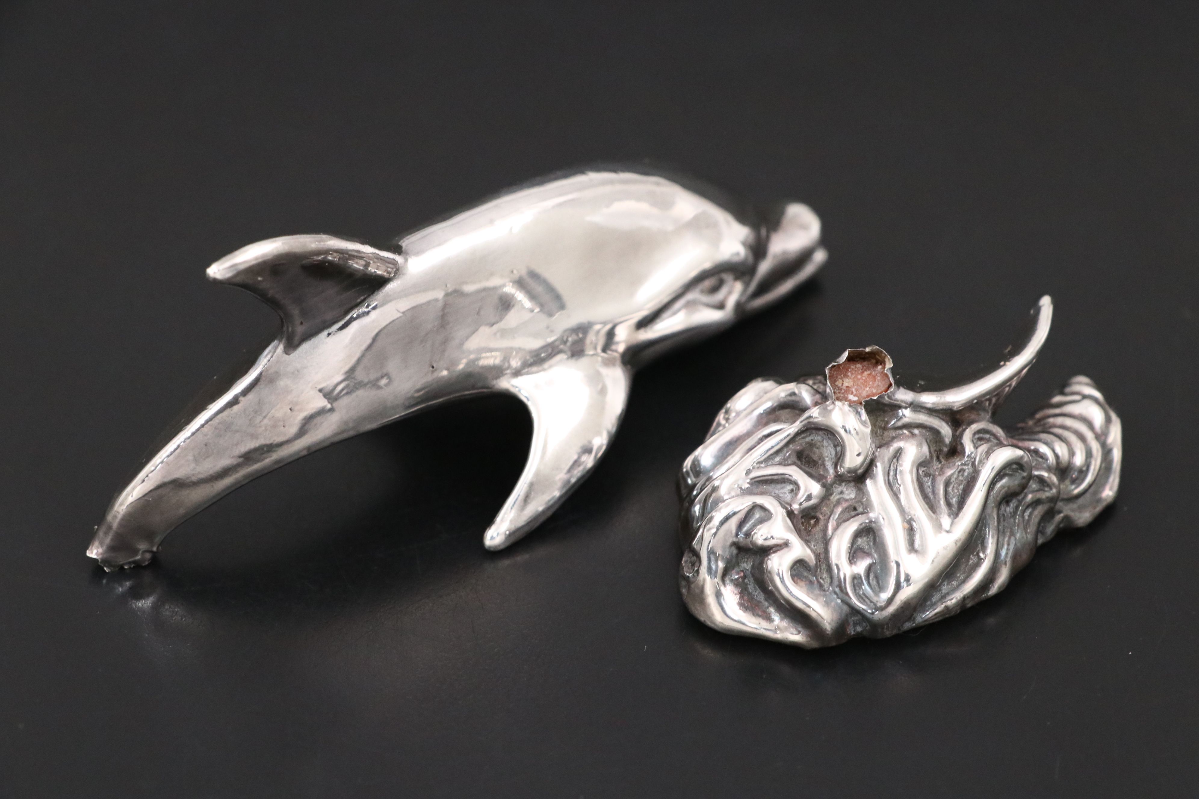 Sterling Silver Dolphin Figurine