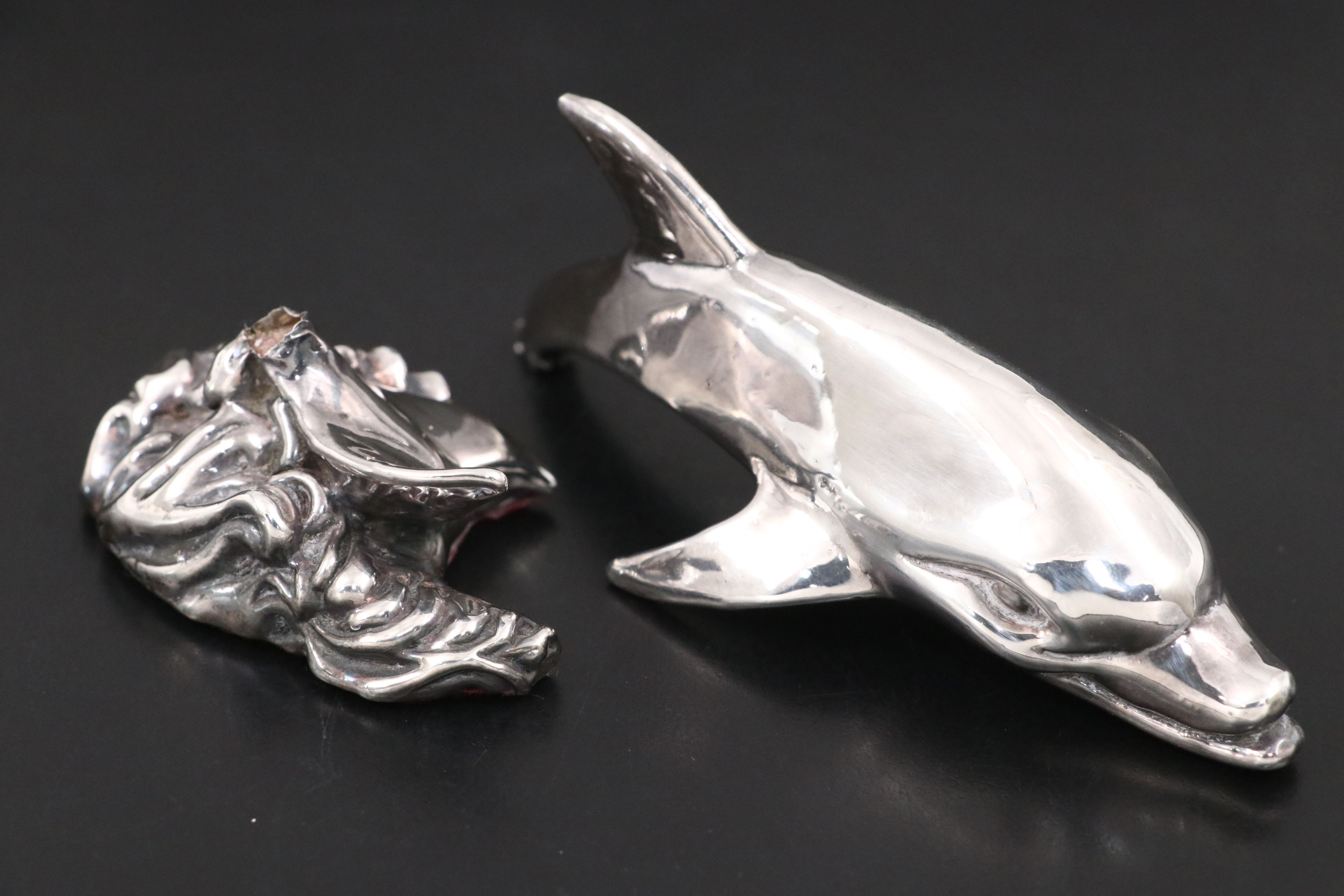 Sterling Silver Dolphin Figurine