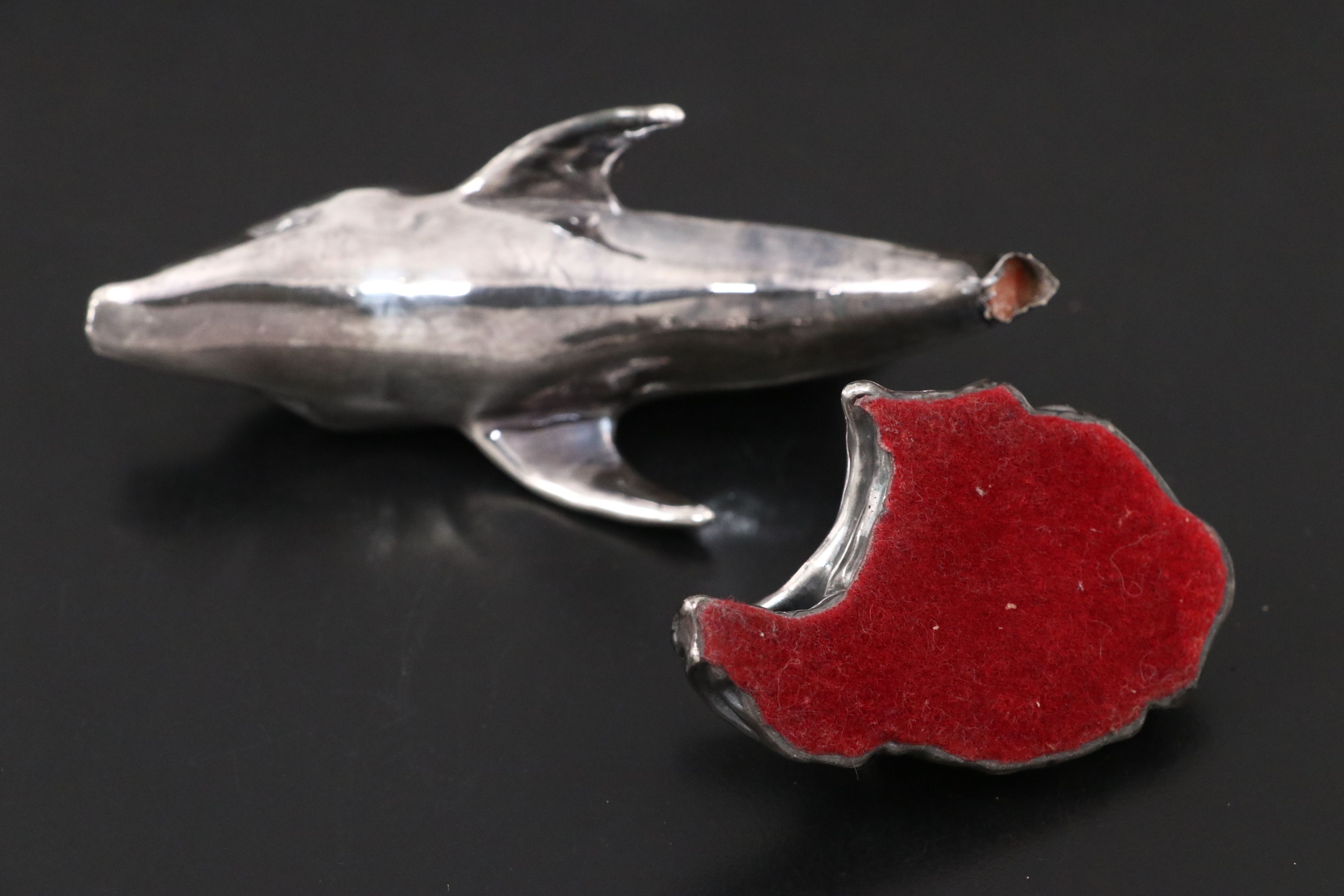 Sterling Silver Dolphin Figurine