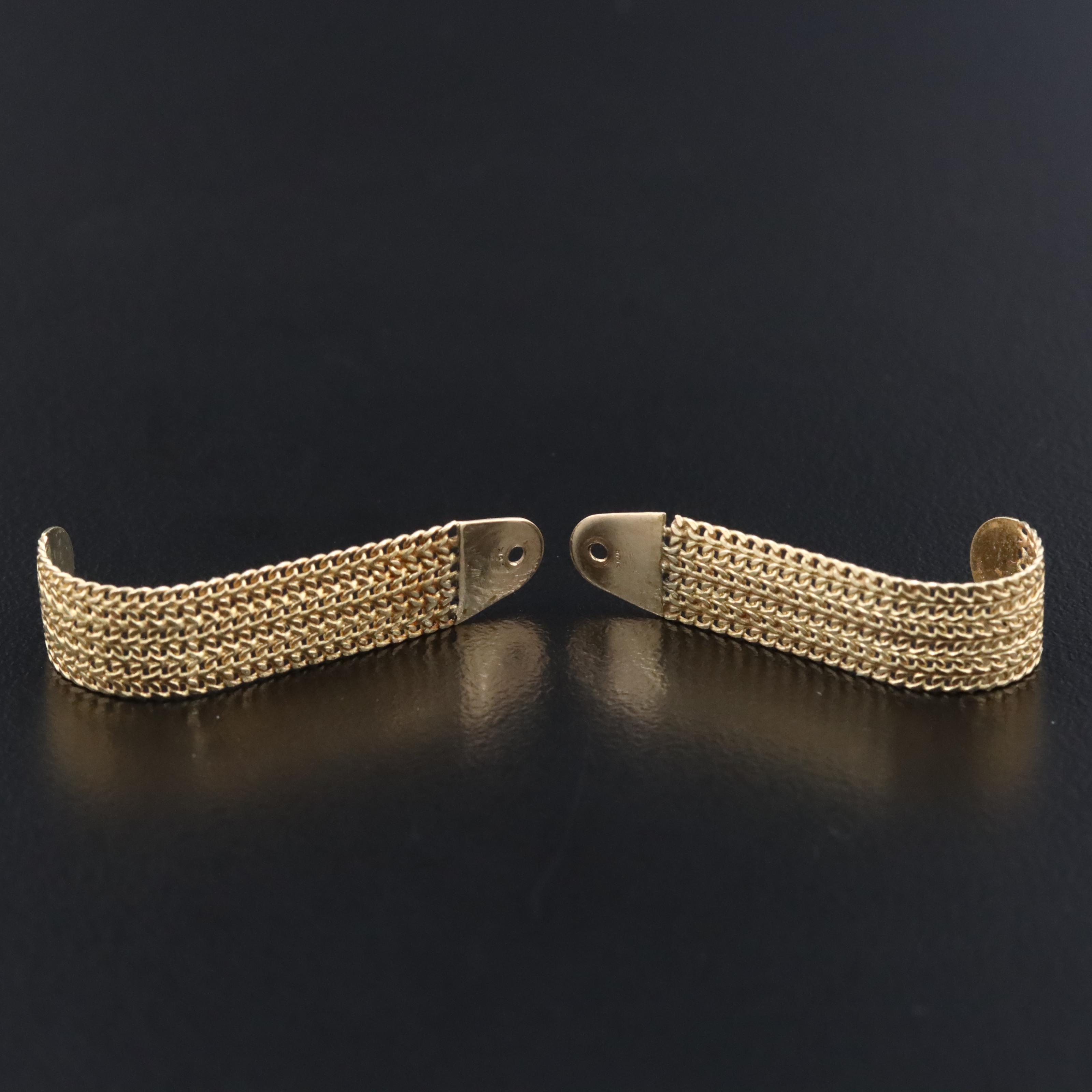 14K Curb Chain Earring Enhancers