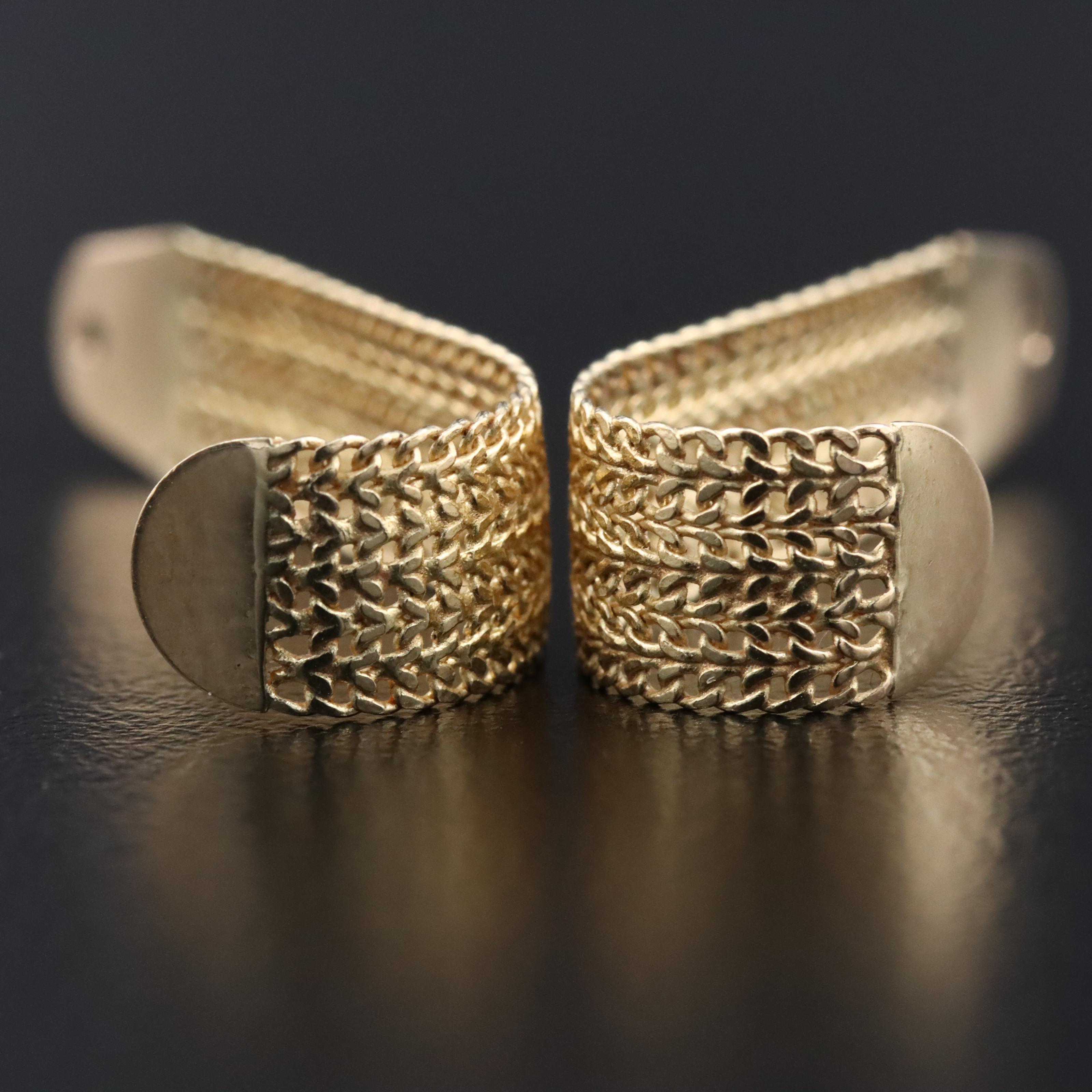 14K Curb Chain Earring Enhancers