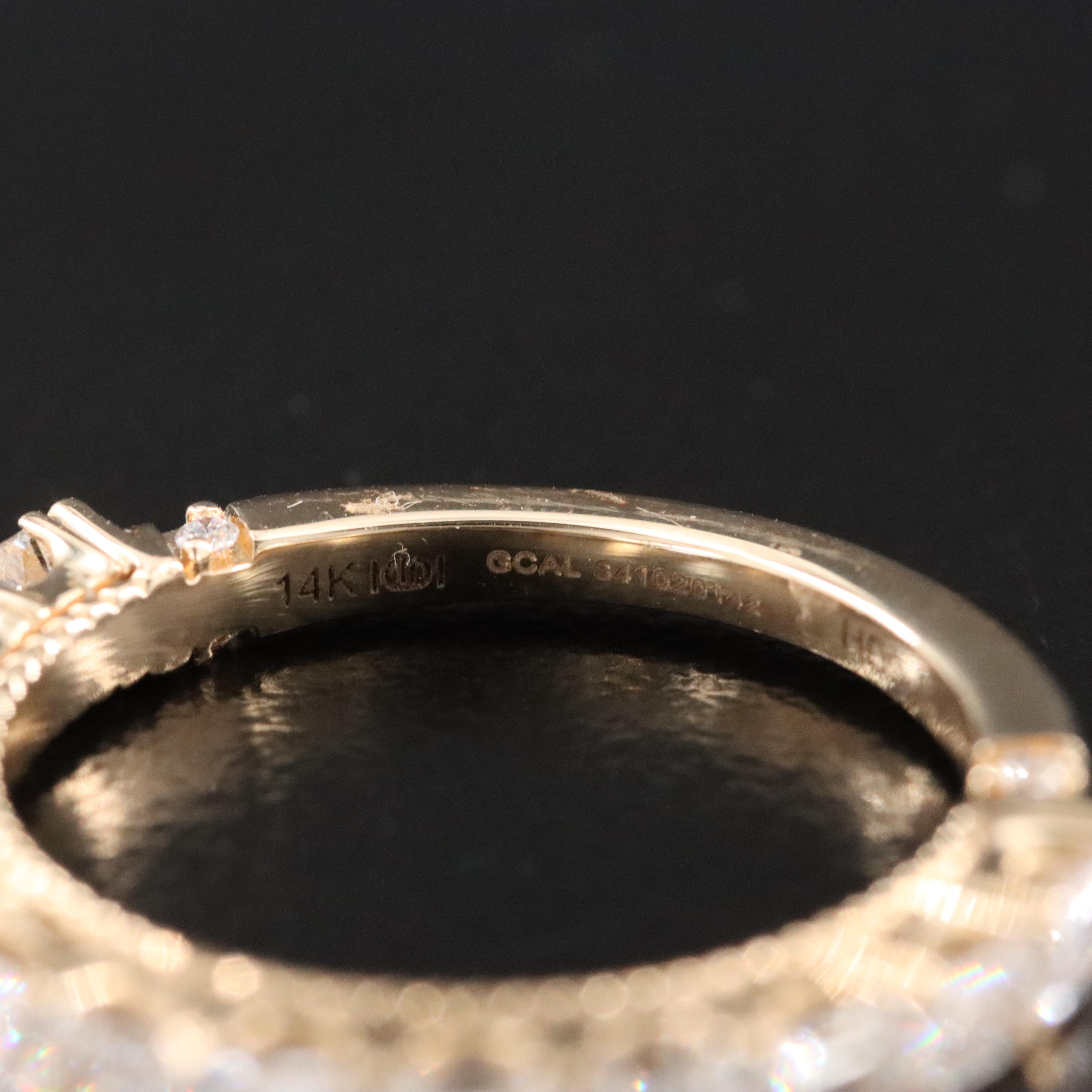 14K 1.33 CTW Lab Grown Diamond Ring
