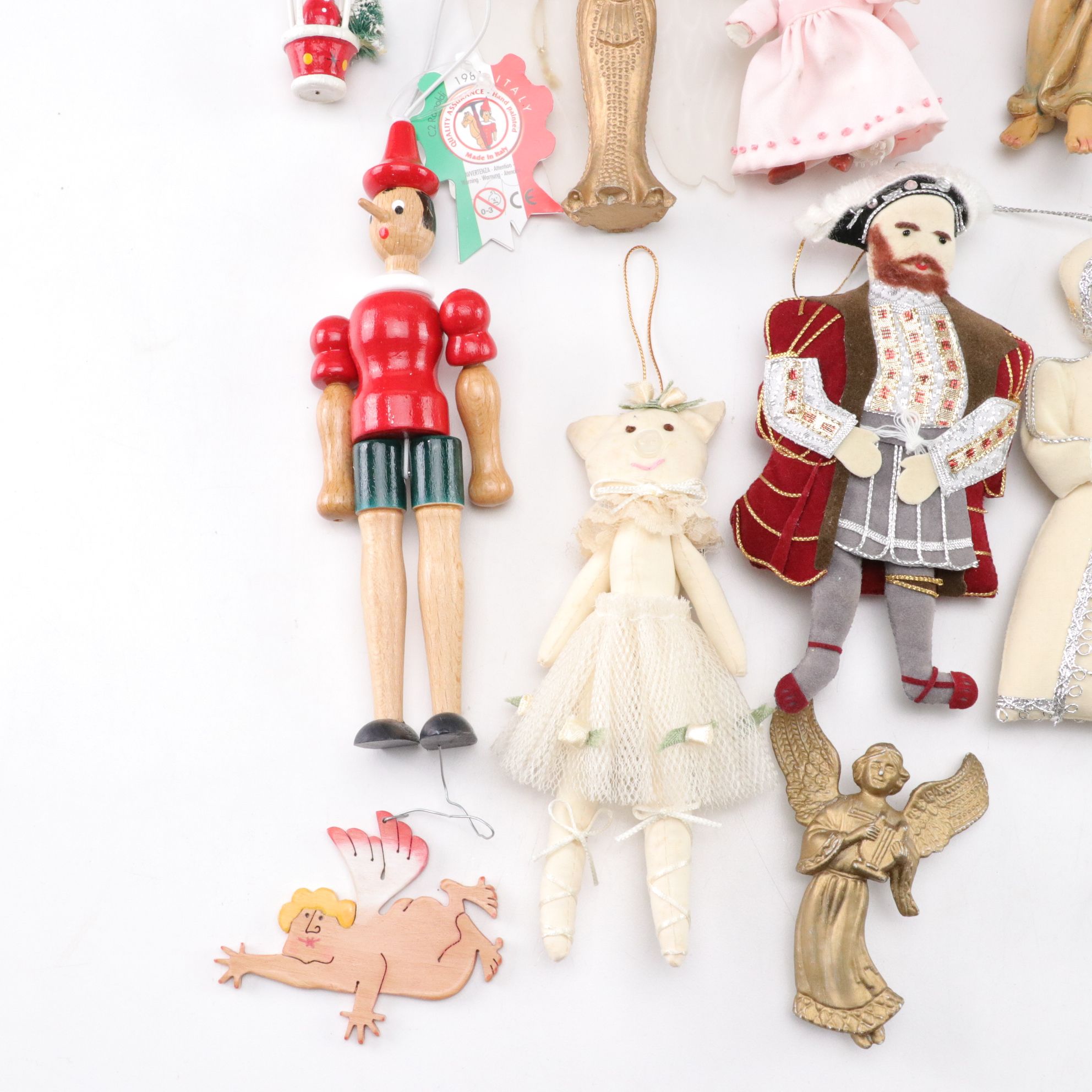 Christmas Angel, Picture Frame and Snowman Ornaments with Wall Decor and More