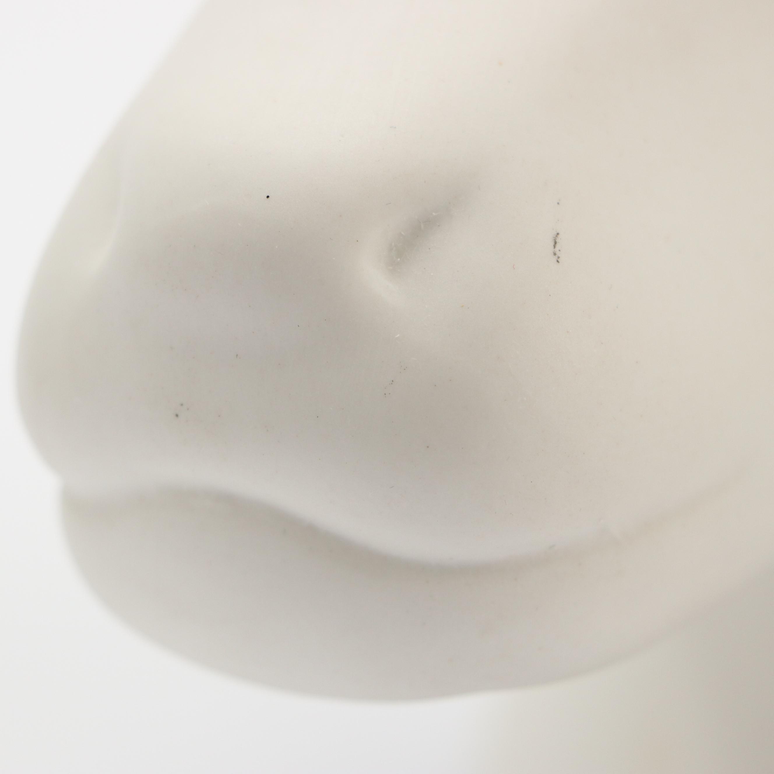 Snowflake Stocking Holders with Contemporary Porcelain Deer Head