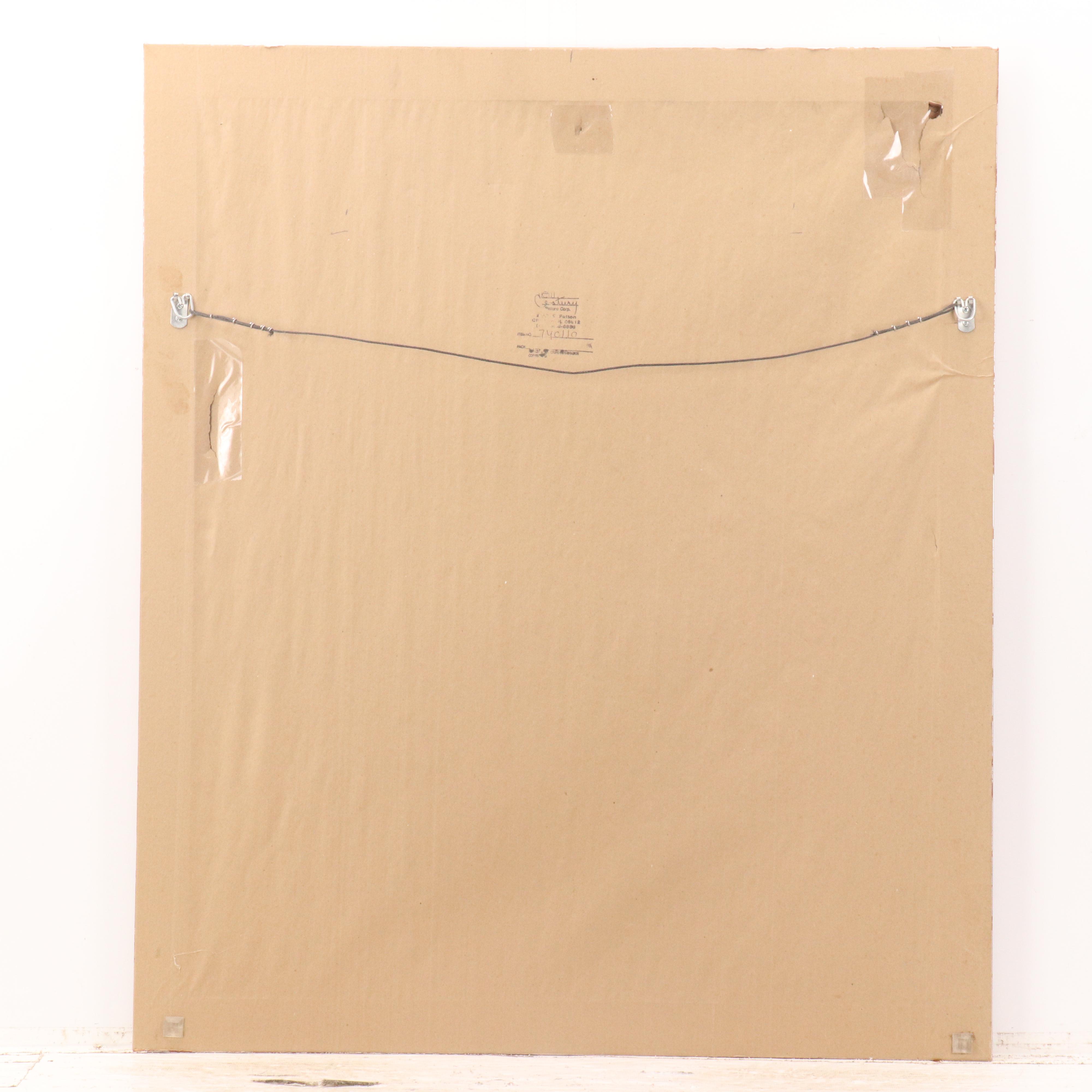 Offset Lithograph After Carol Robinson Floral Still Life