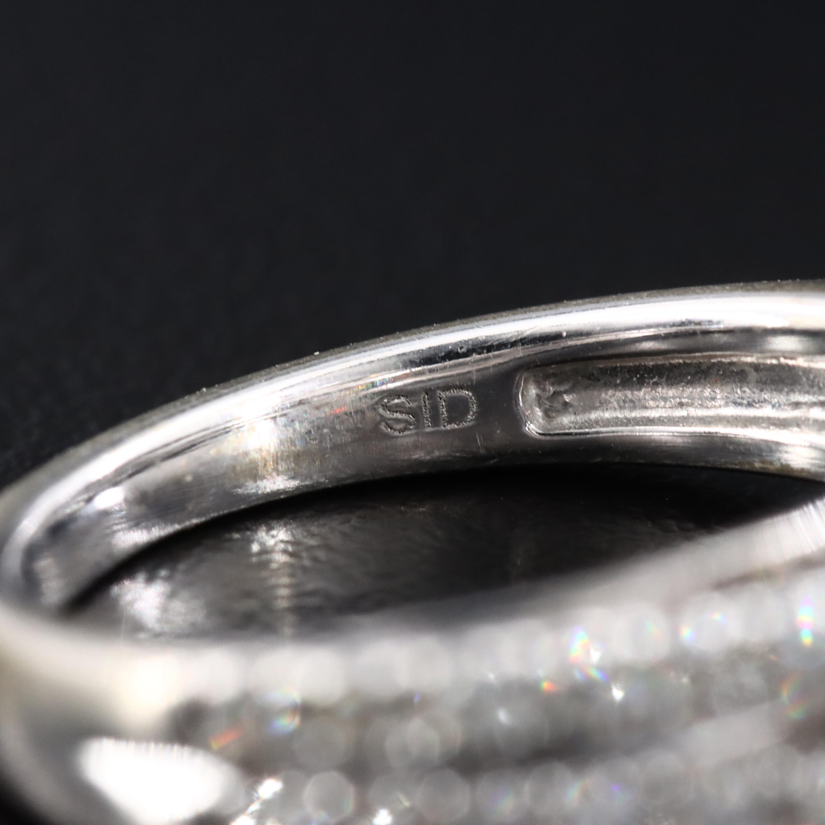 14K 0.93 CTW Diamond Double Halo Ring