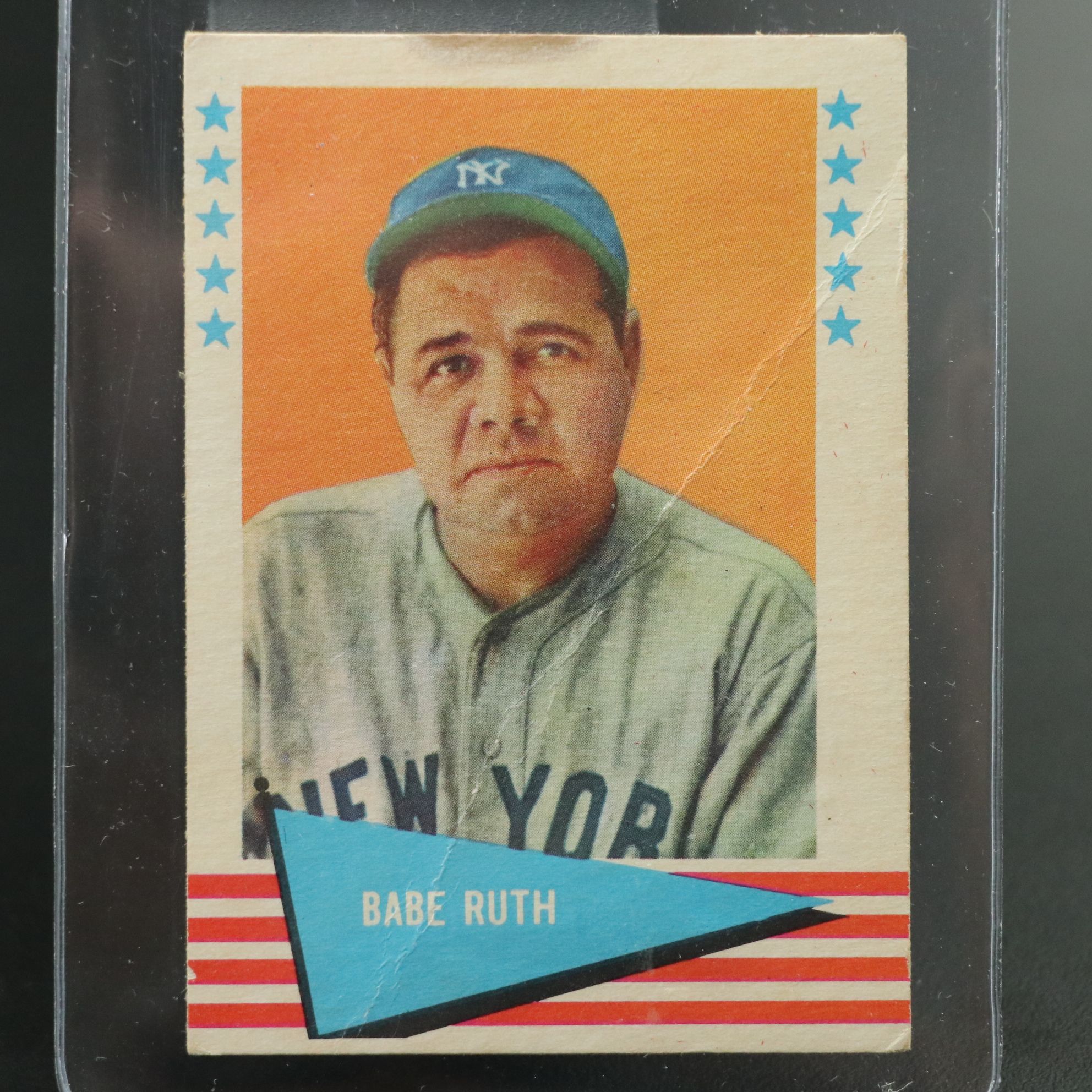 1961 Fleer Babe Ruth New York Yankees Baseball Card