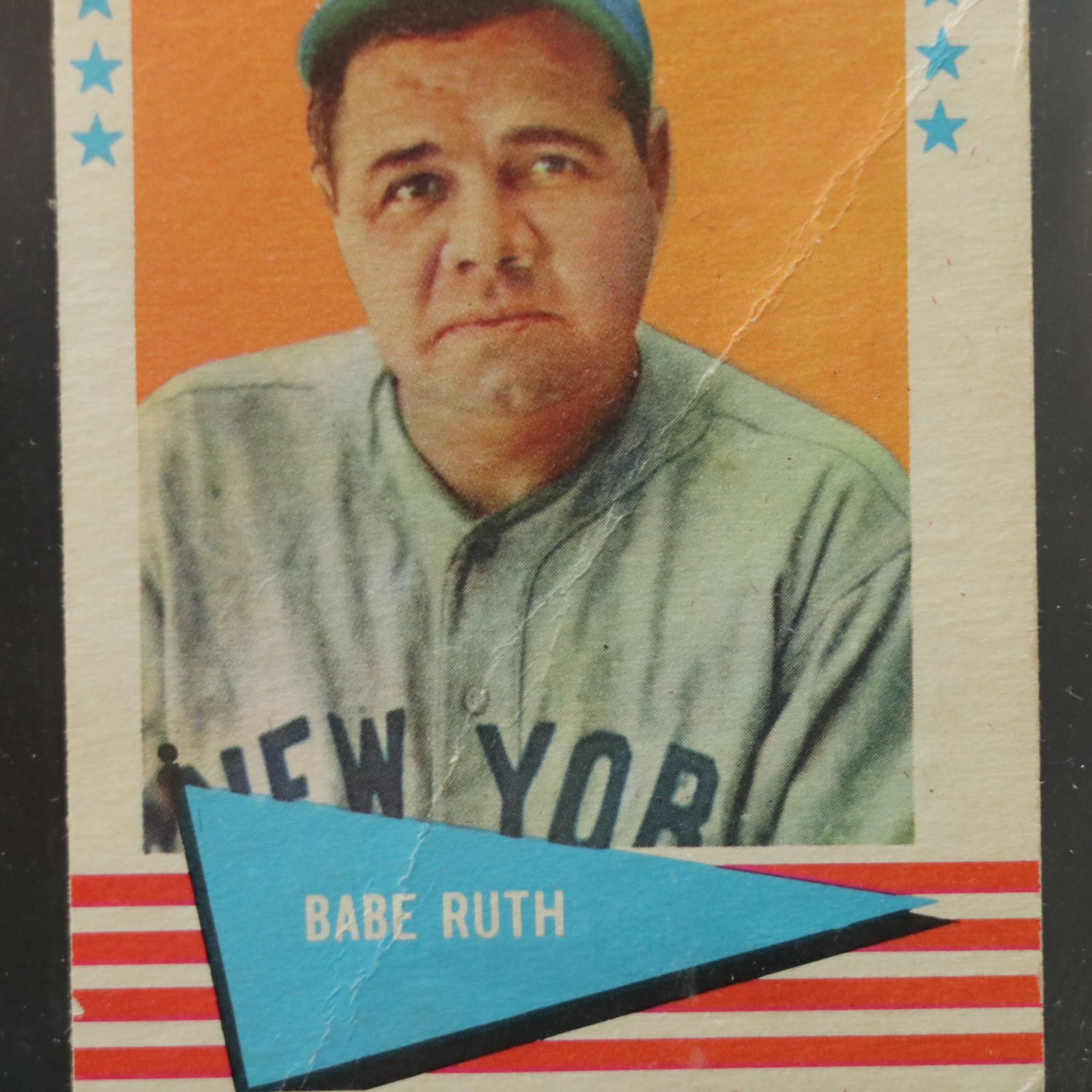 1961 Fleer Babe Ruth New York Yankees Baseball Card
