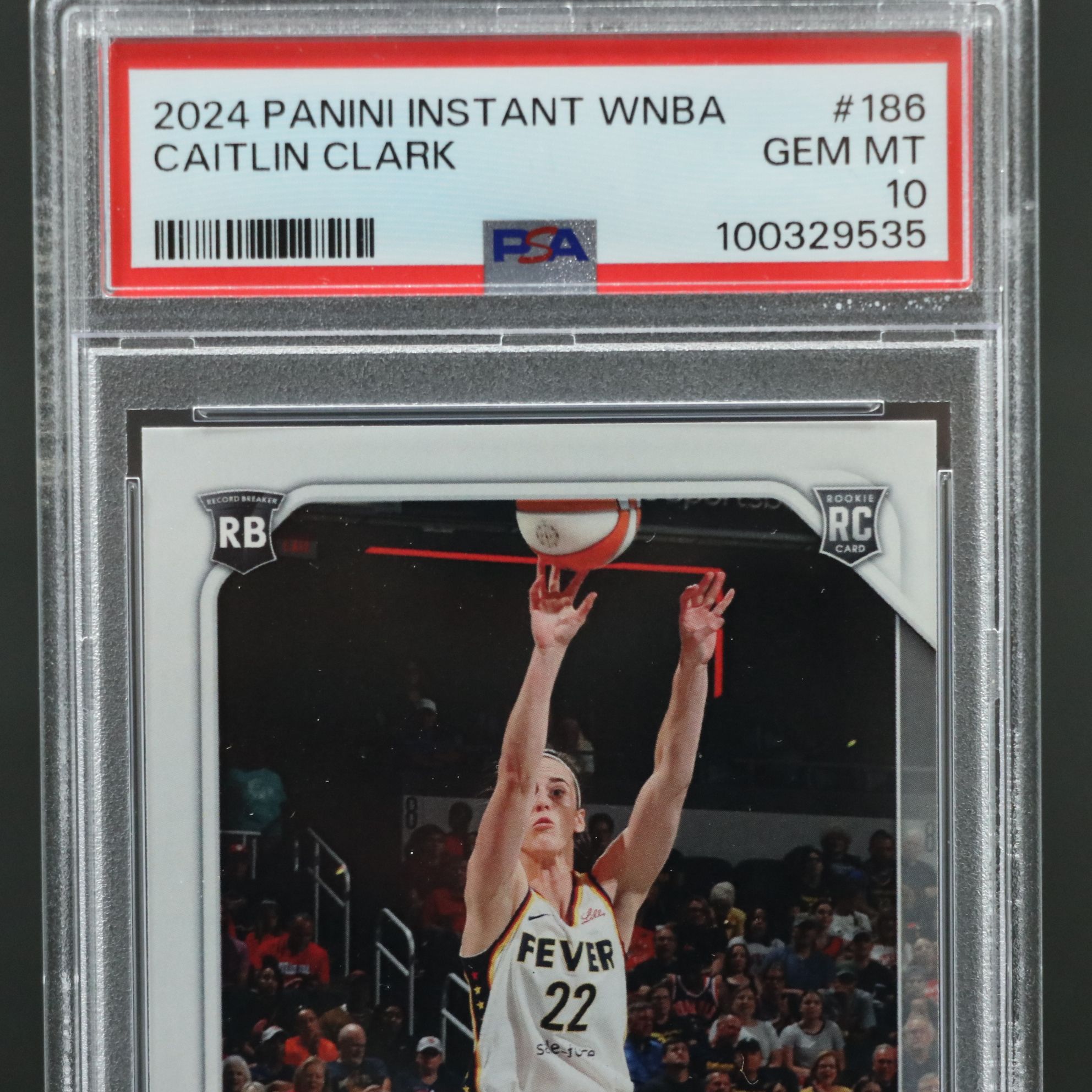 2024 Panini Instant Caitlin Clark Rookie Basketball Card Graded PSA 10