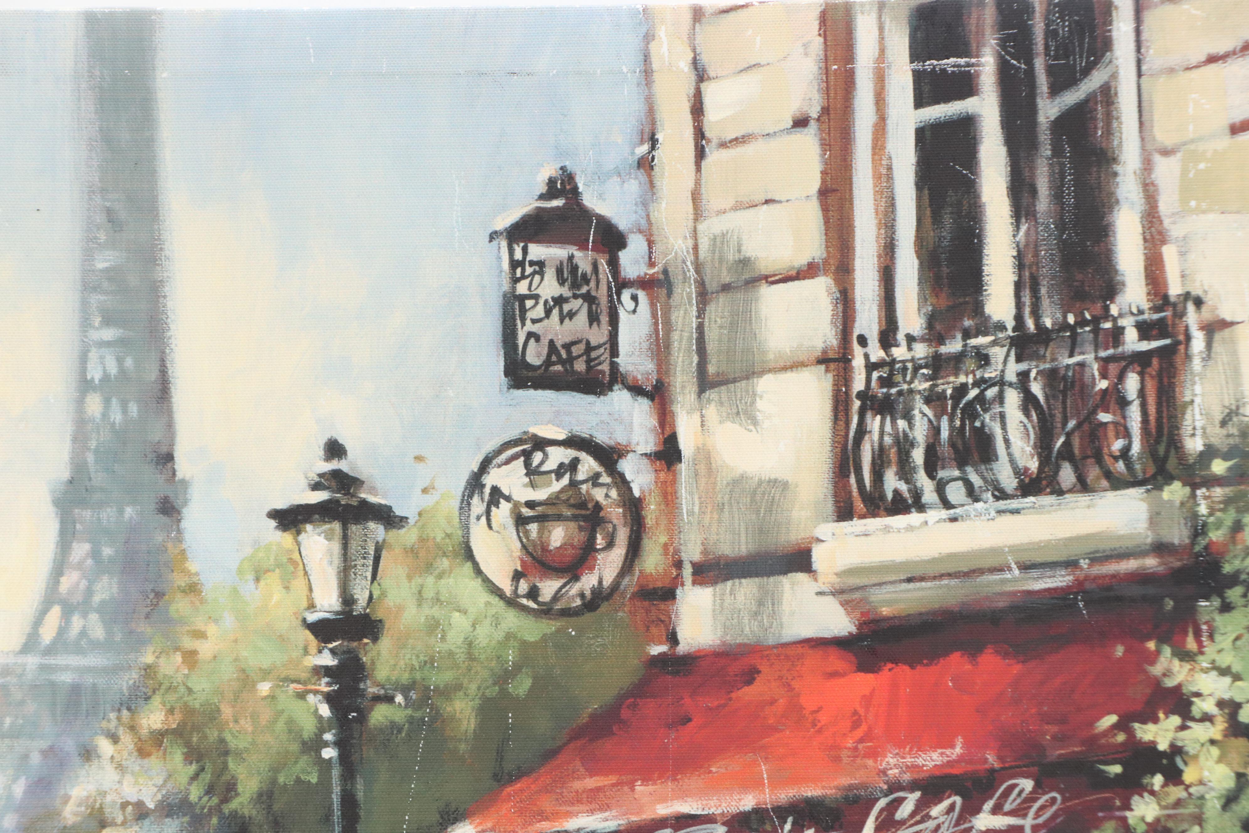 After Brent Heighton Giclée "Tour De Eiffel View," 21st Century