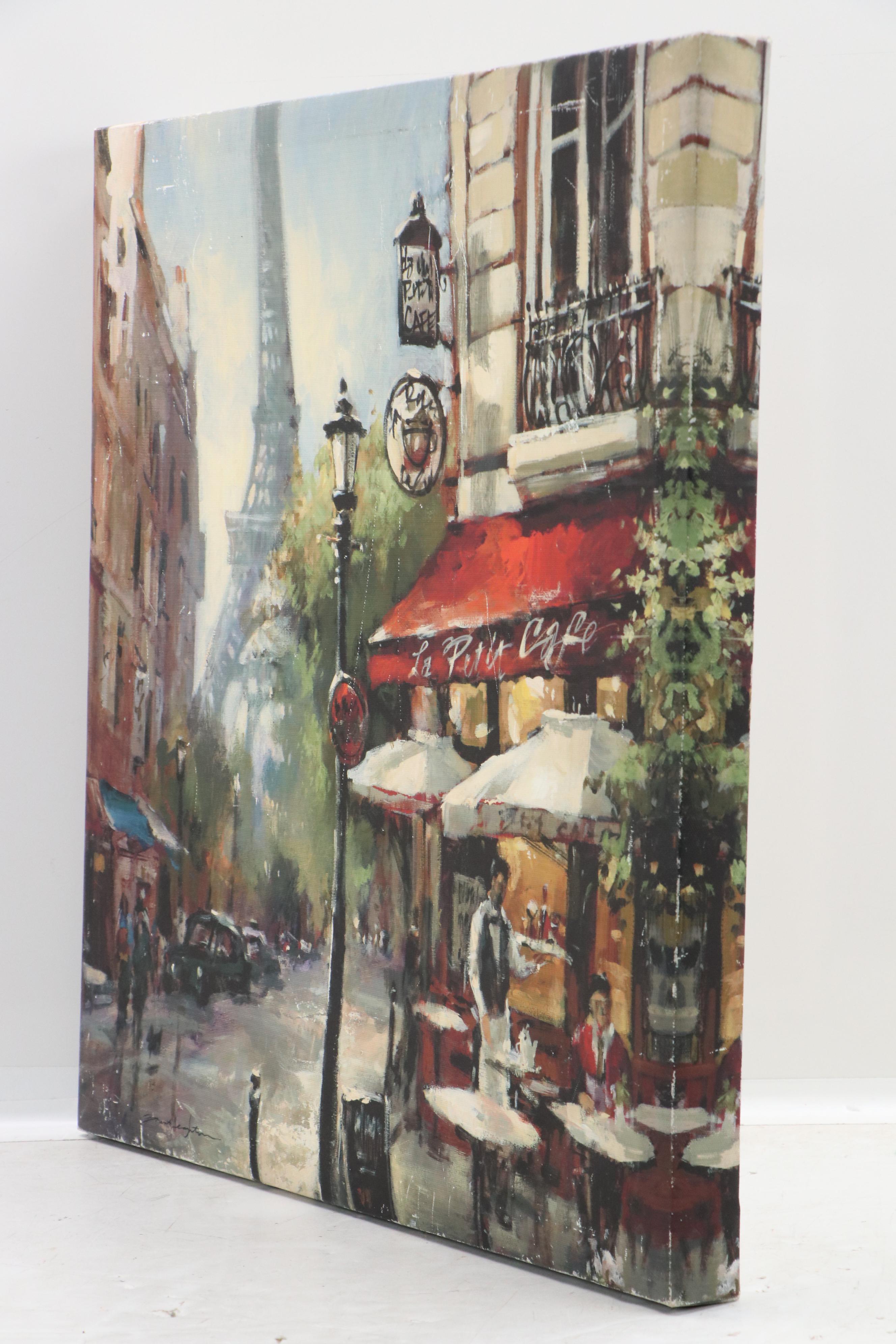 After Brent Heighton Giclée "Tour De Eiffel View," 21st Century