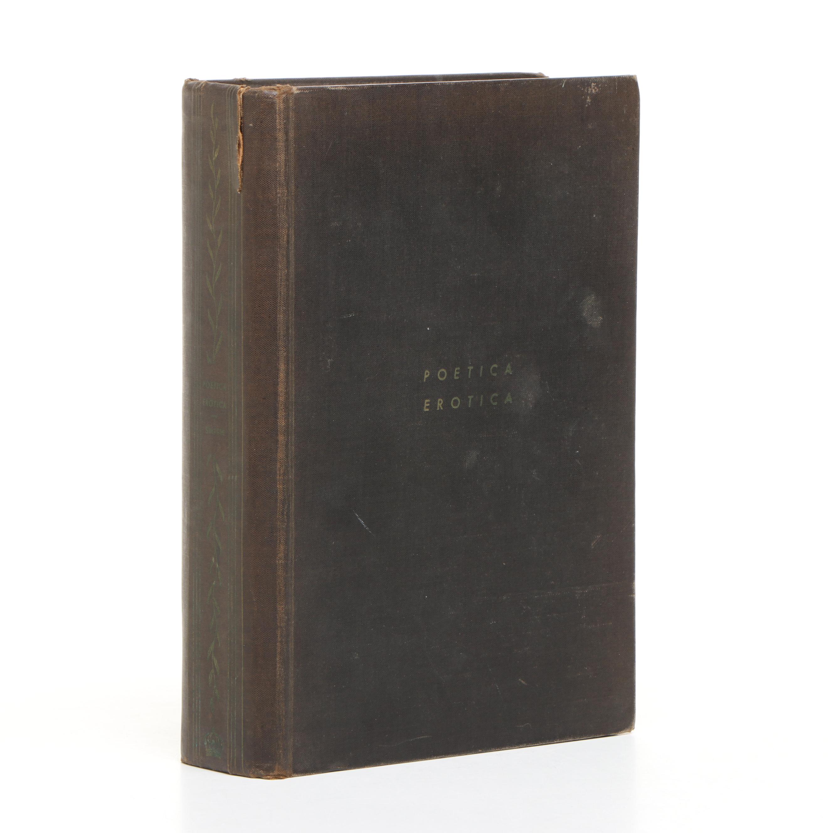 First Edition Thus "Poetica Erotica" Edited by T. R. Smith, 1927