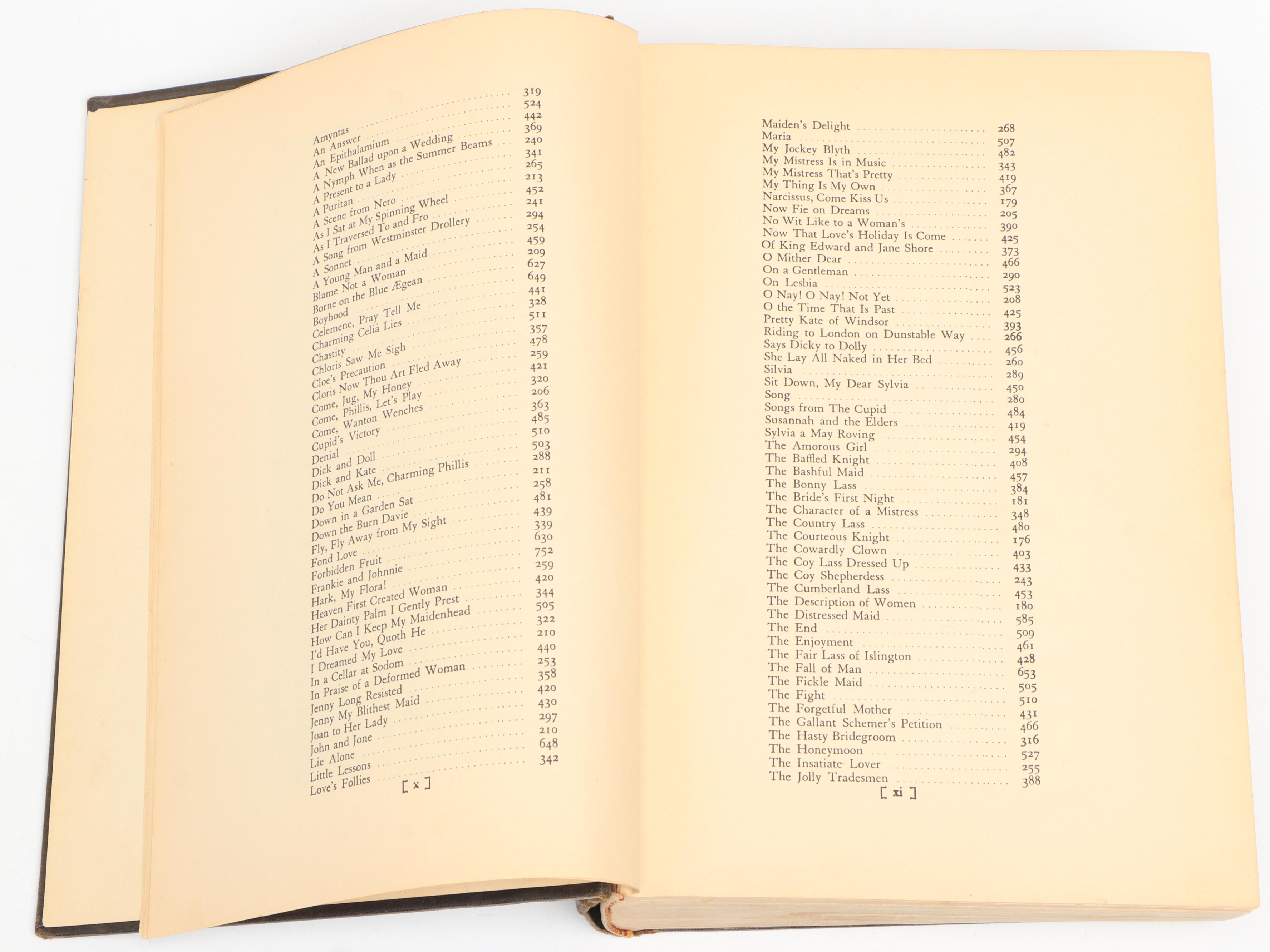 First Edition Thus "Poetica Erotica" Edited by T. R. Smith, 1927