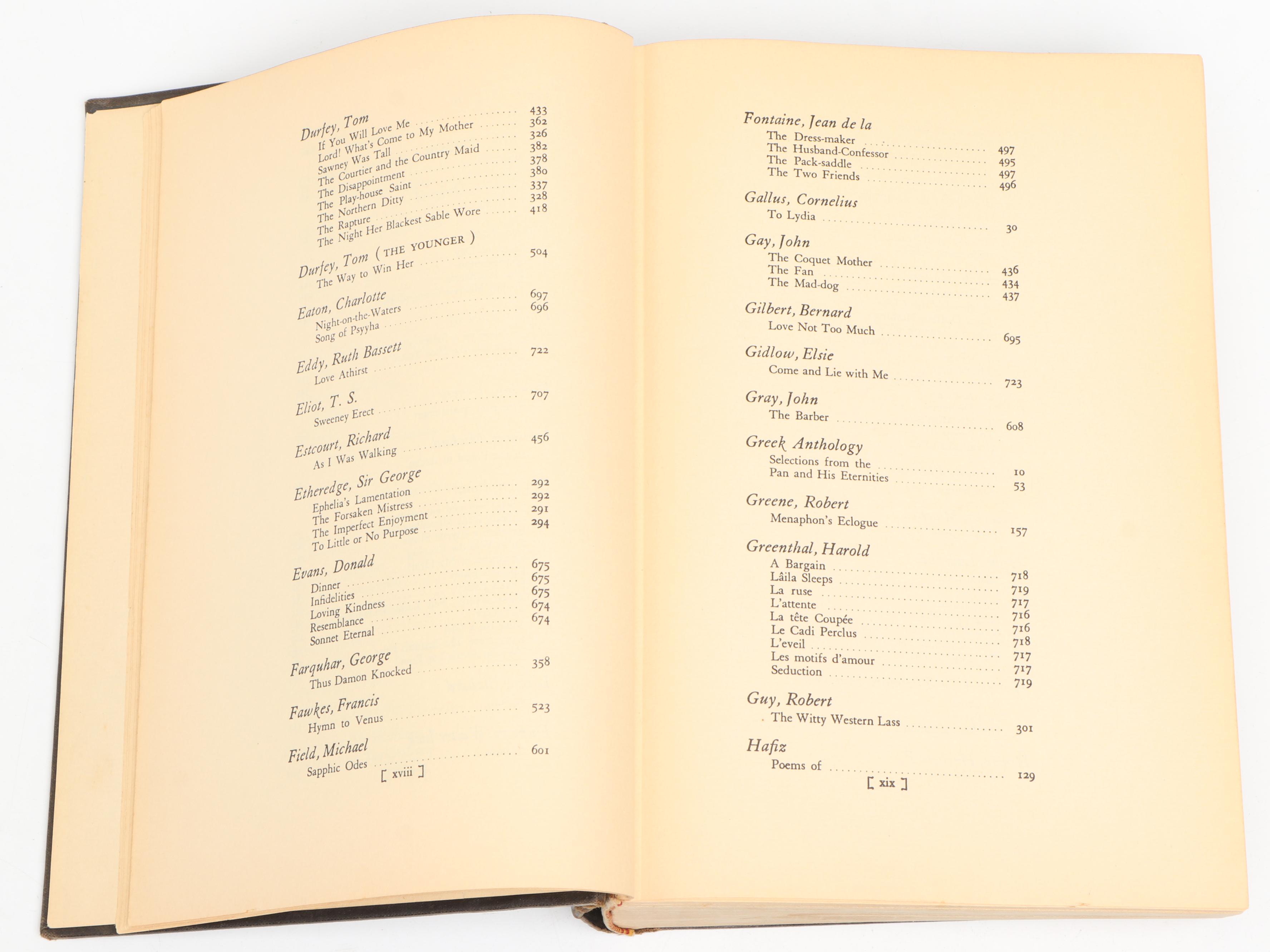 First Edition Thus "Poetica Erotica" Edited by T. R. Smith, 1927