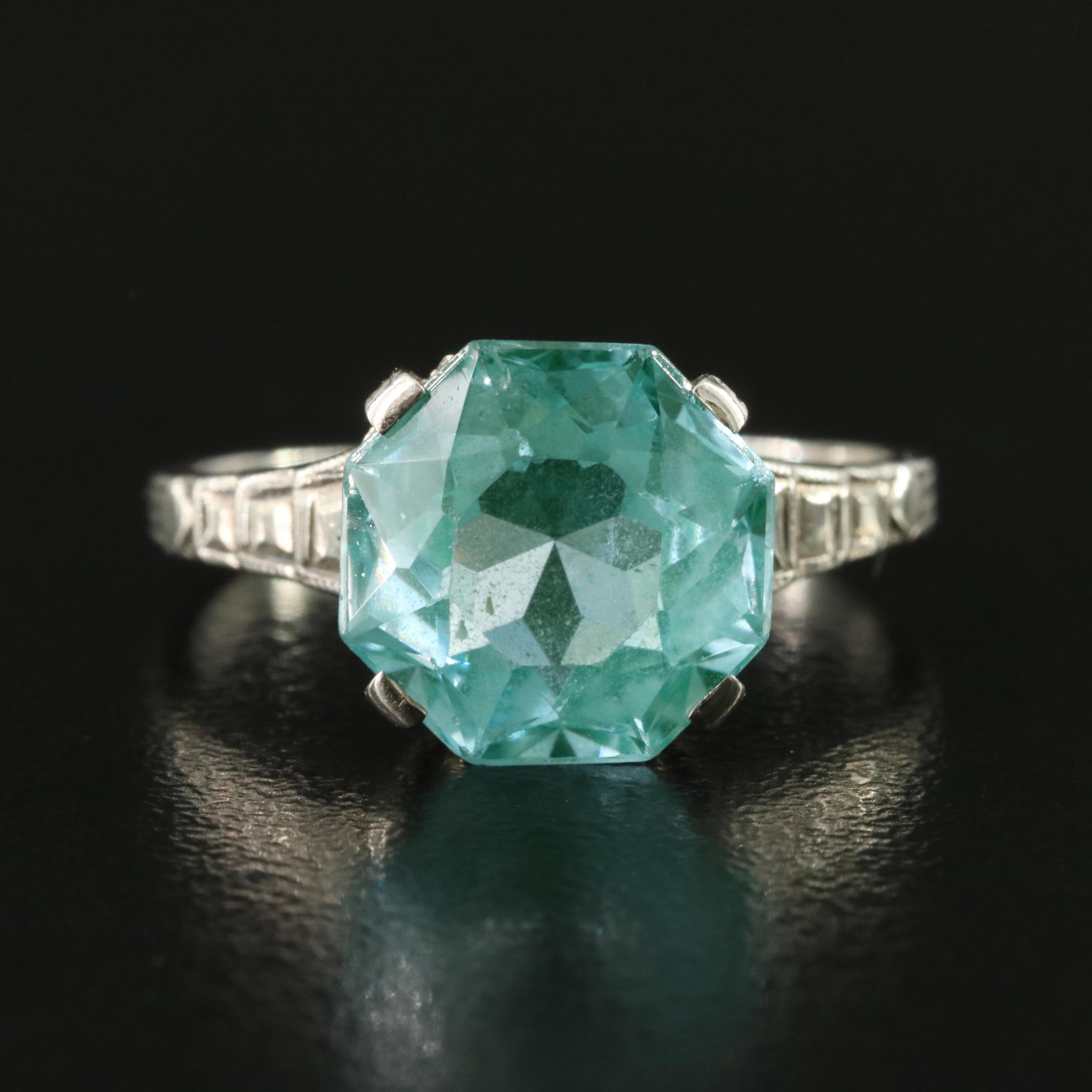 Vintage 14K Topaz Ring