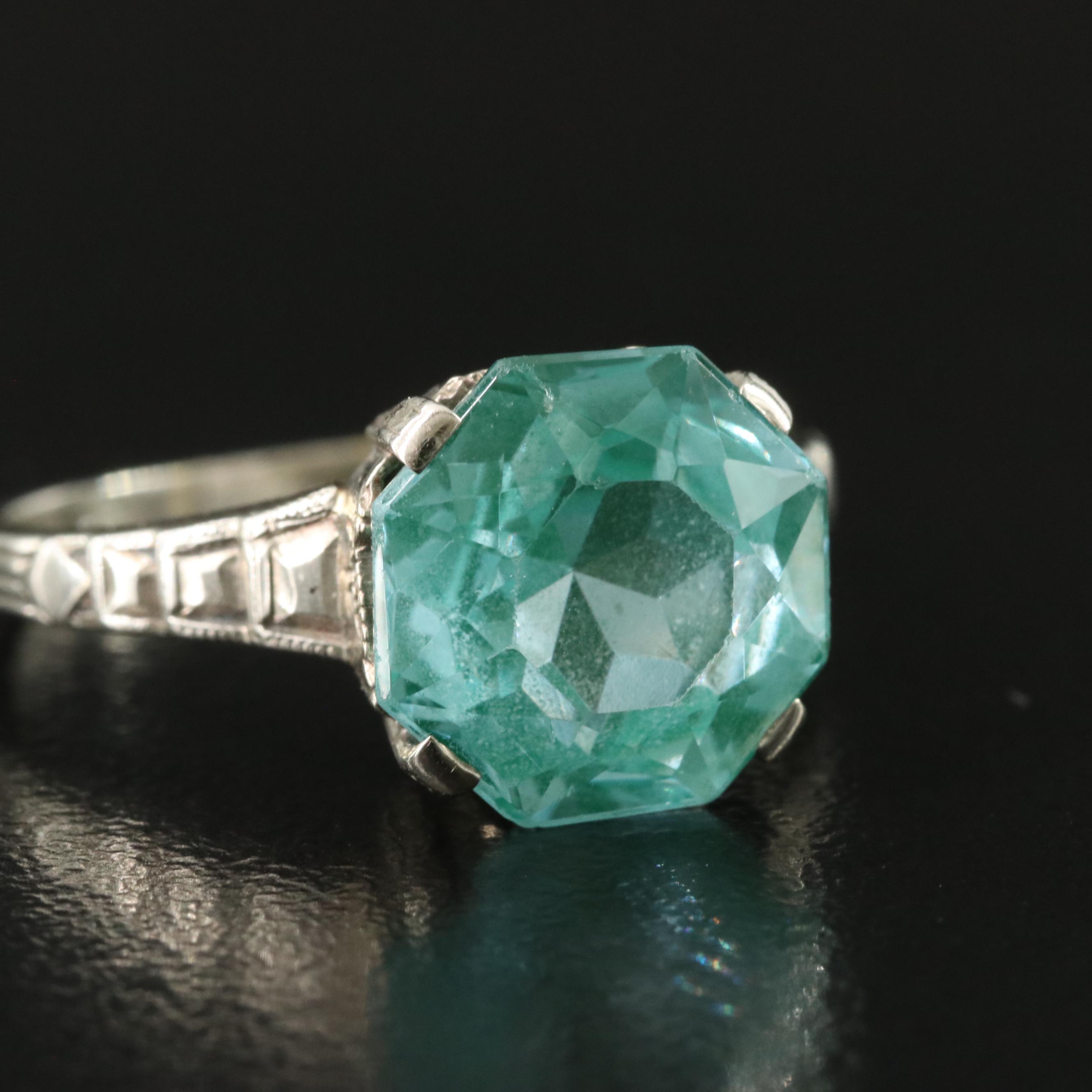 Vintage 14K Topaz Ring