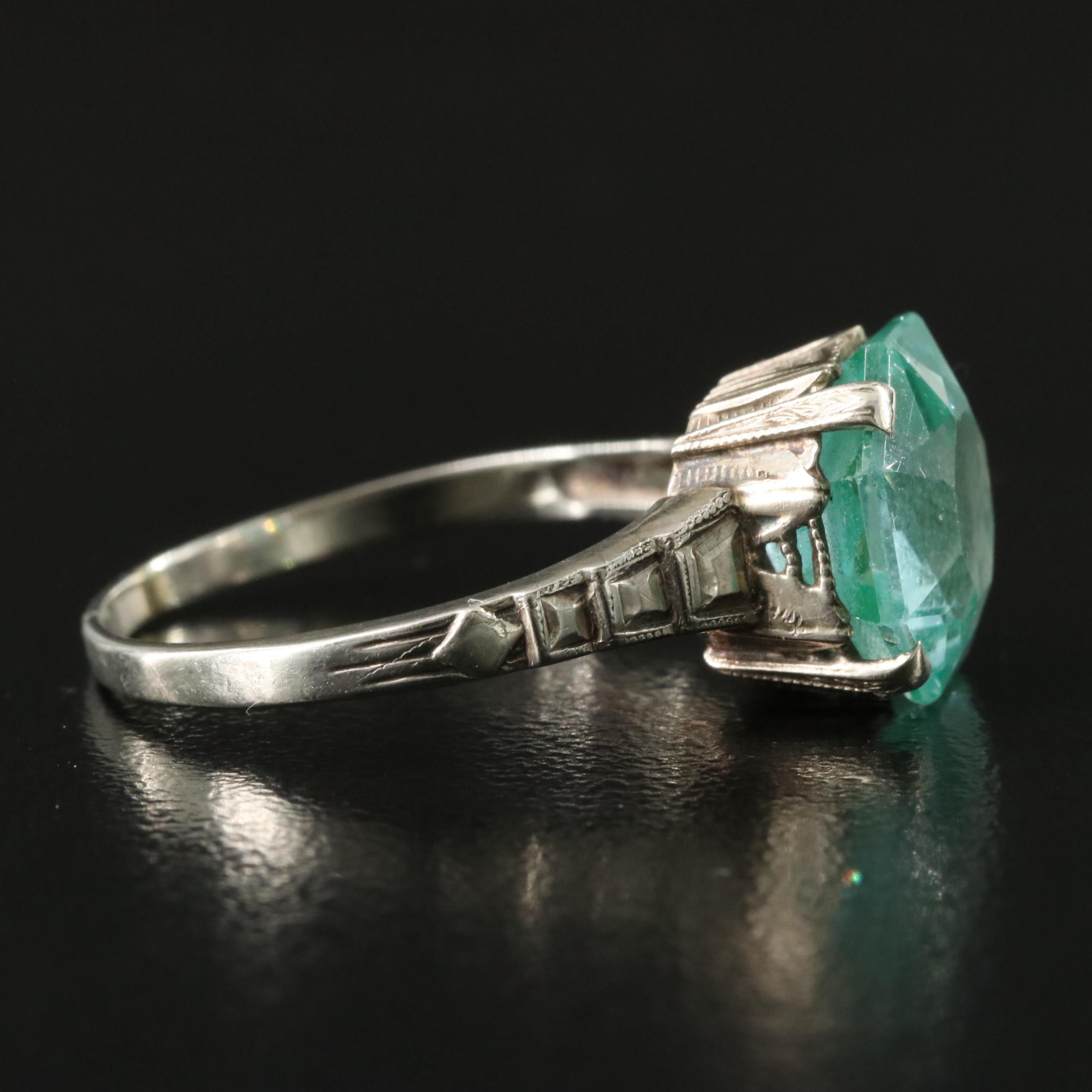 Vintage 14K Topaz Ring