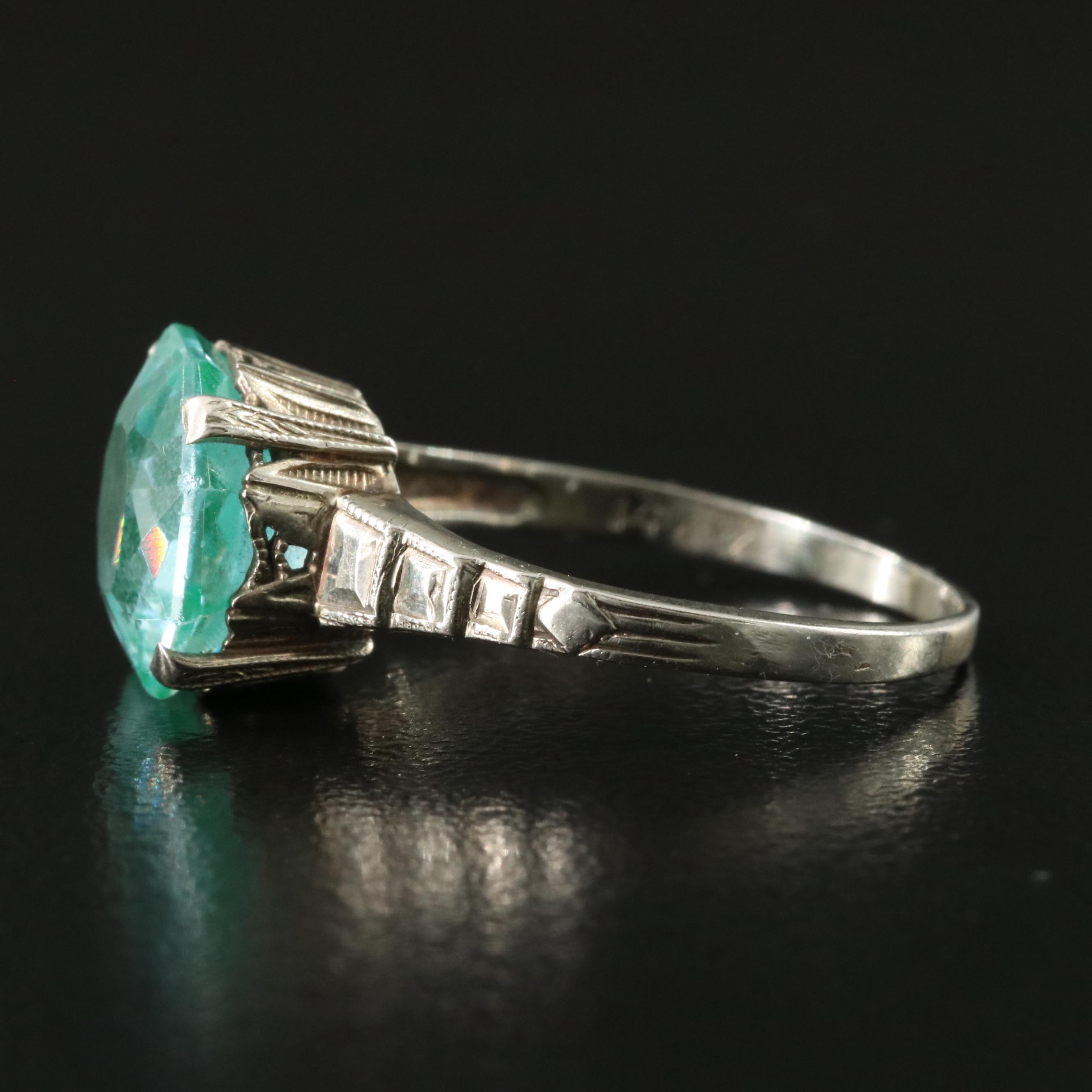 Vintage 14K Topaz Ring