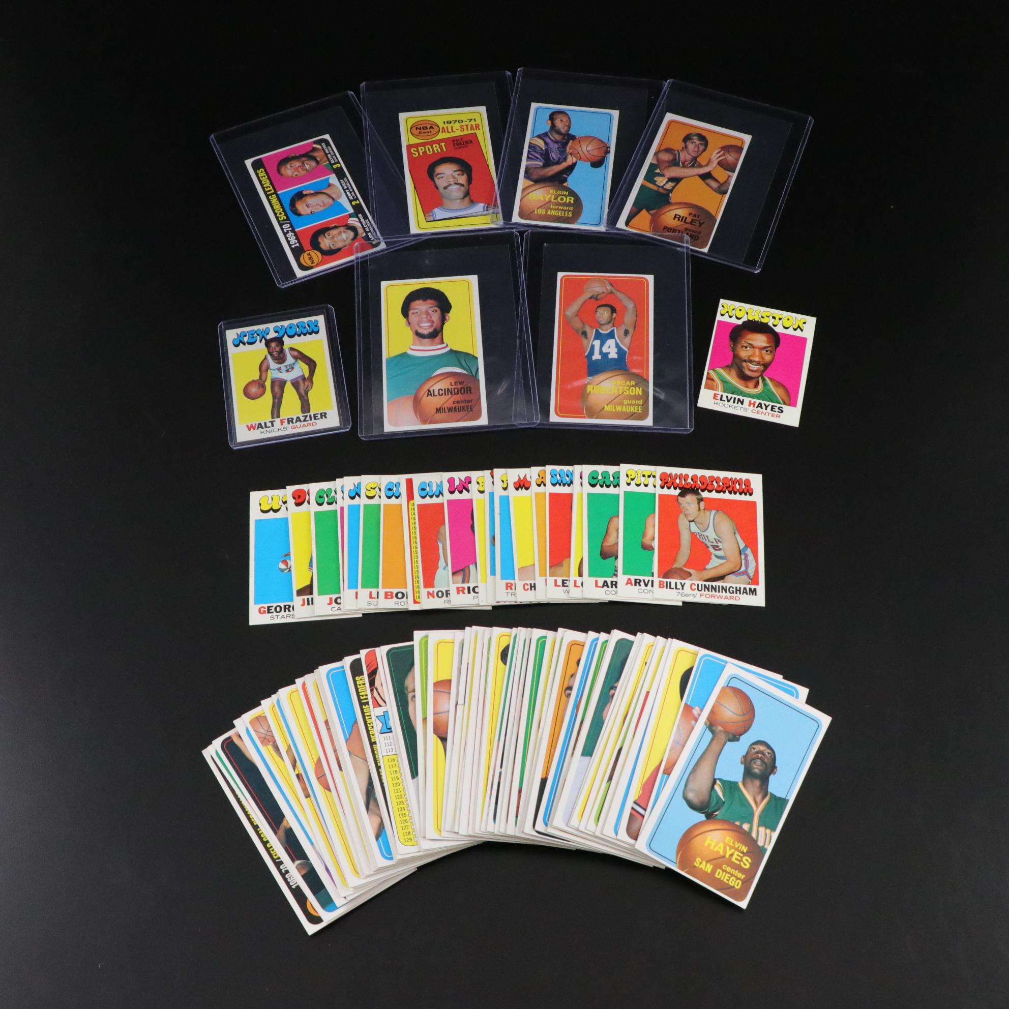 Lew Alcindor, Oscar Robertson, and More Basketball Trading Cards