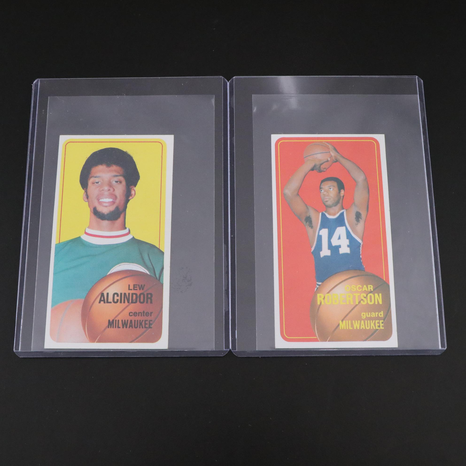 Lew Alcindor, Oscar Robertson, and More Basketball Trading Cards