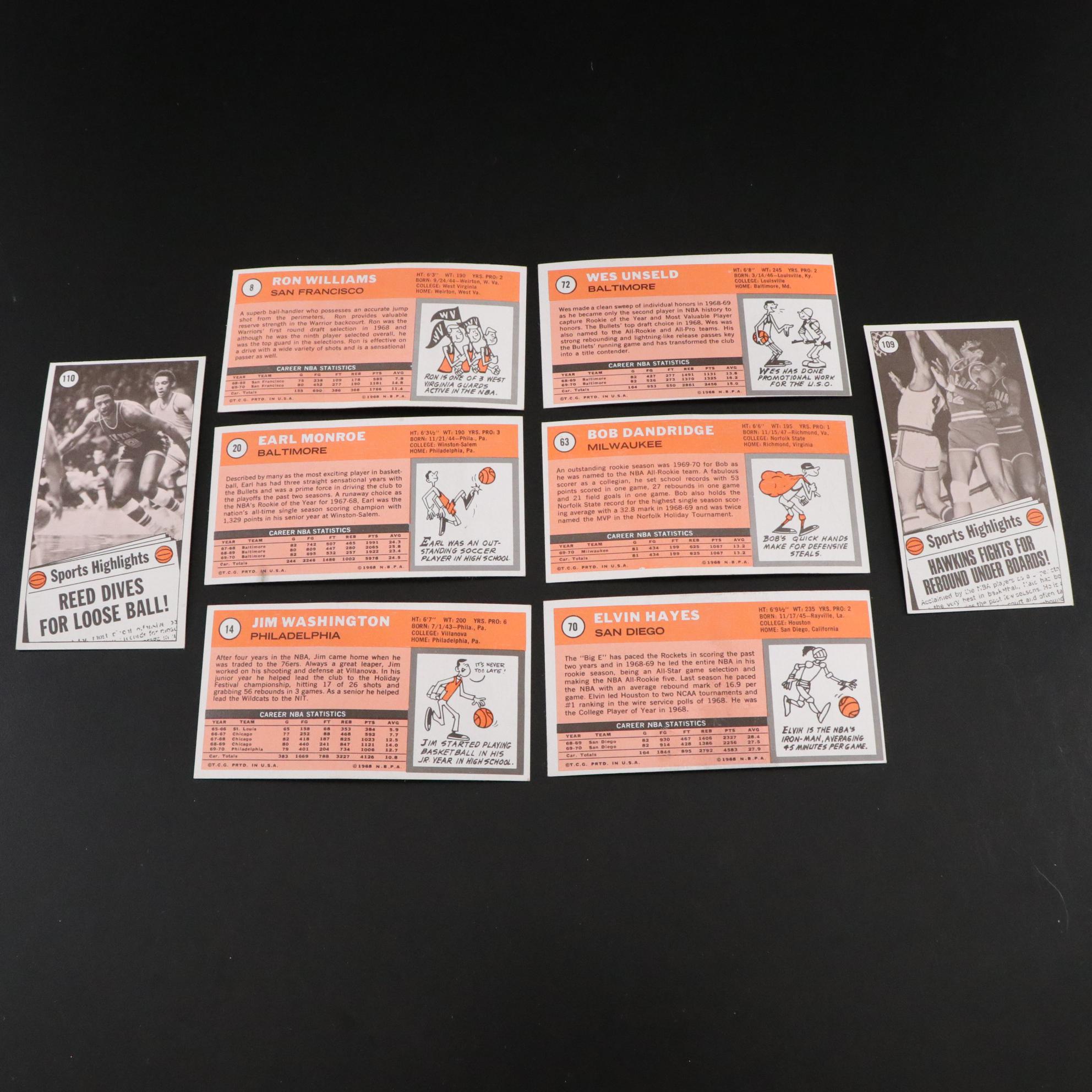 Lew Alcindor, Oscar Robertson, and More Basketball Trading Cards