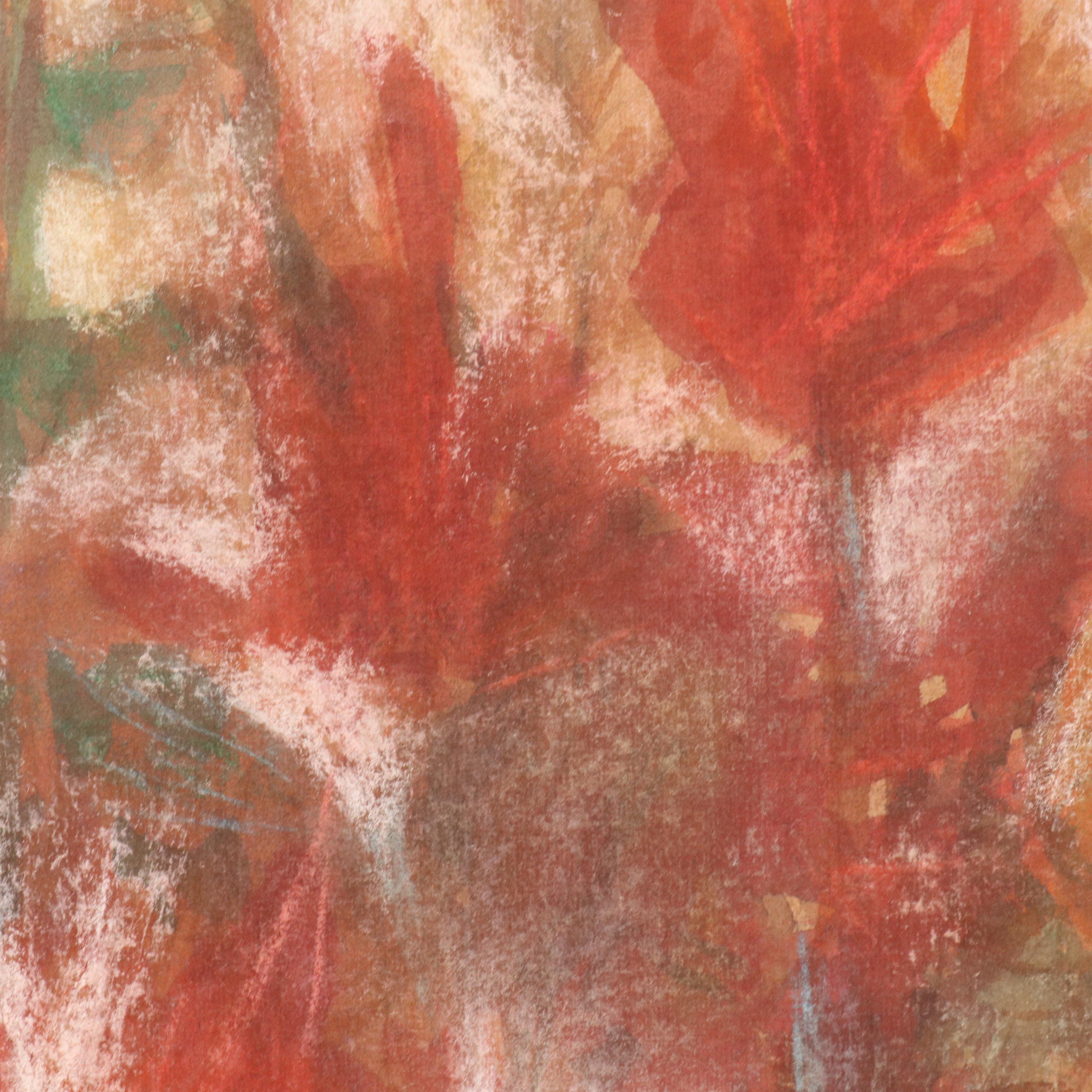 Roger Crossgrove Floral Watercolor Painting, 1957