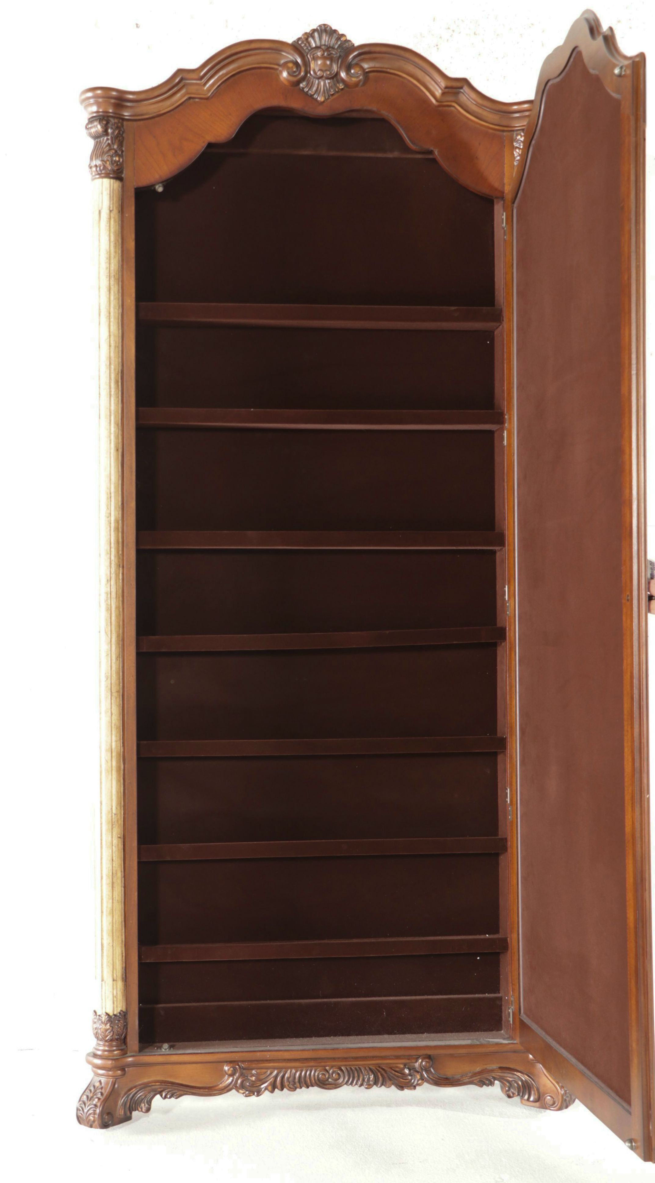 AICO Victoria Palace Wooden Full Length Mirror with Storage