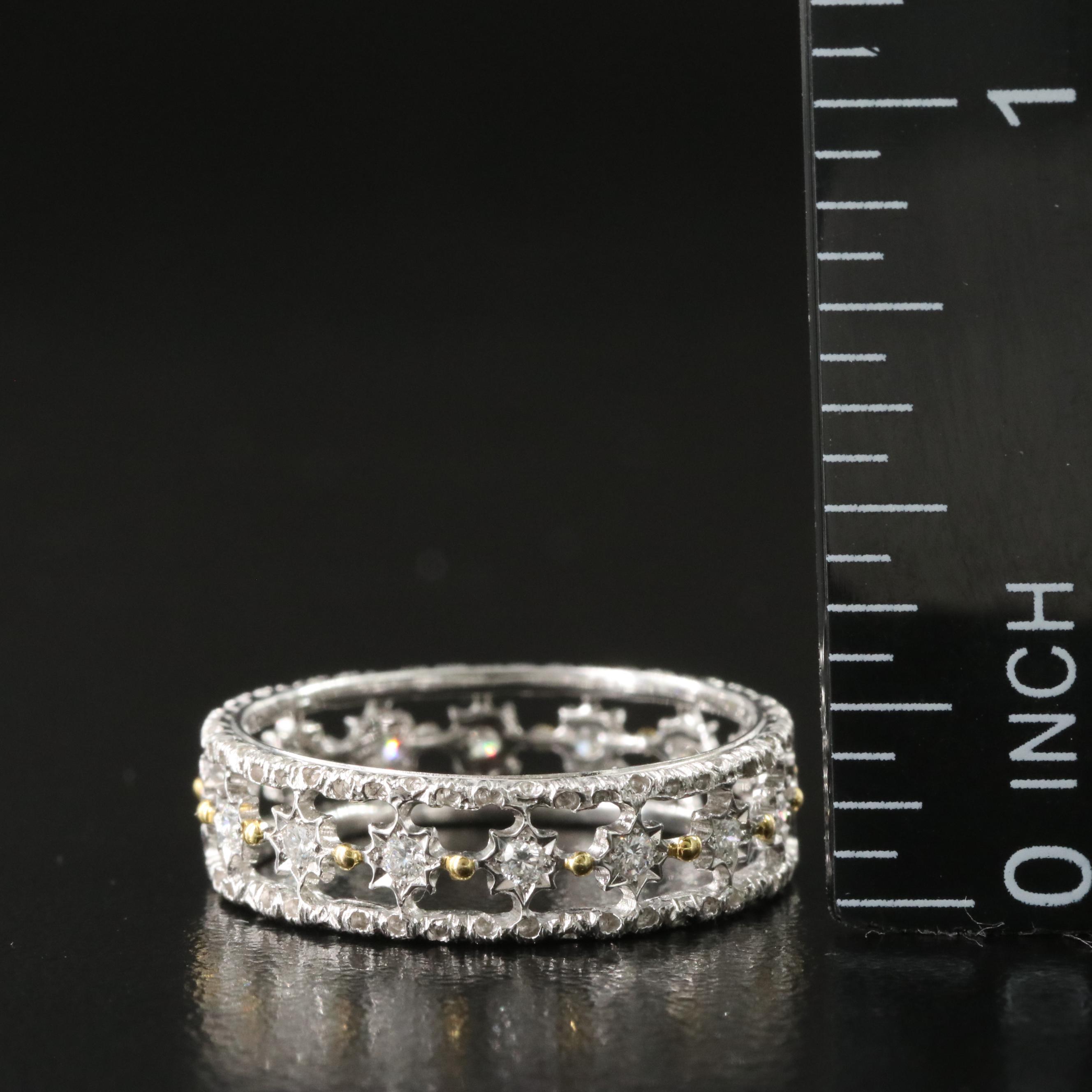18K 0.20 CTW Diamond Star Band