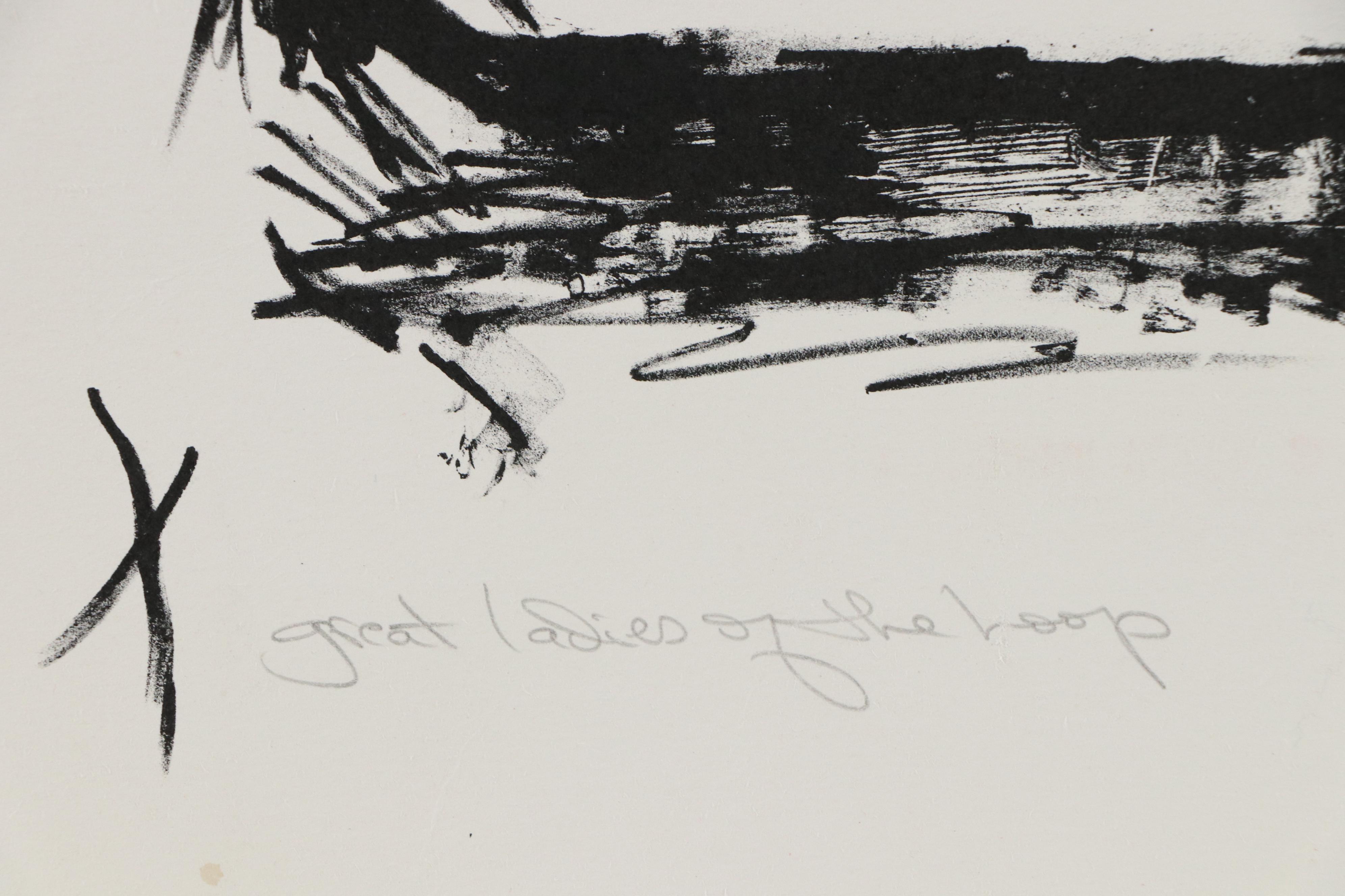 Carolyn Lindsey Mixed Media Print "Great Ladies of the Hoop"