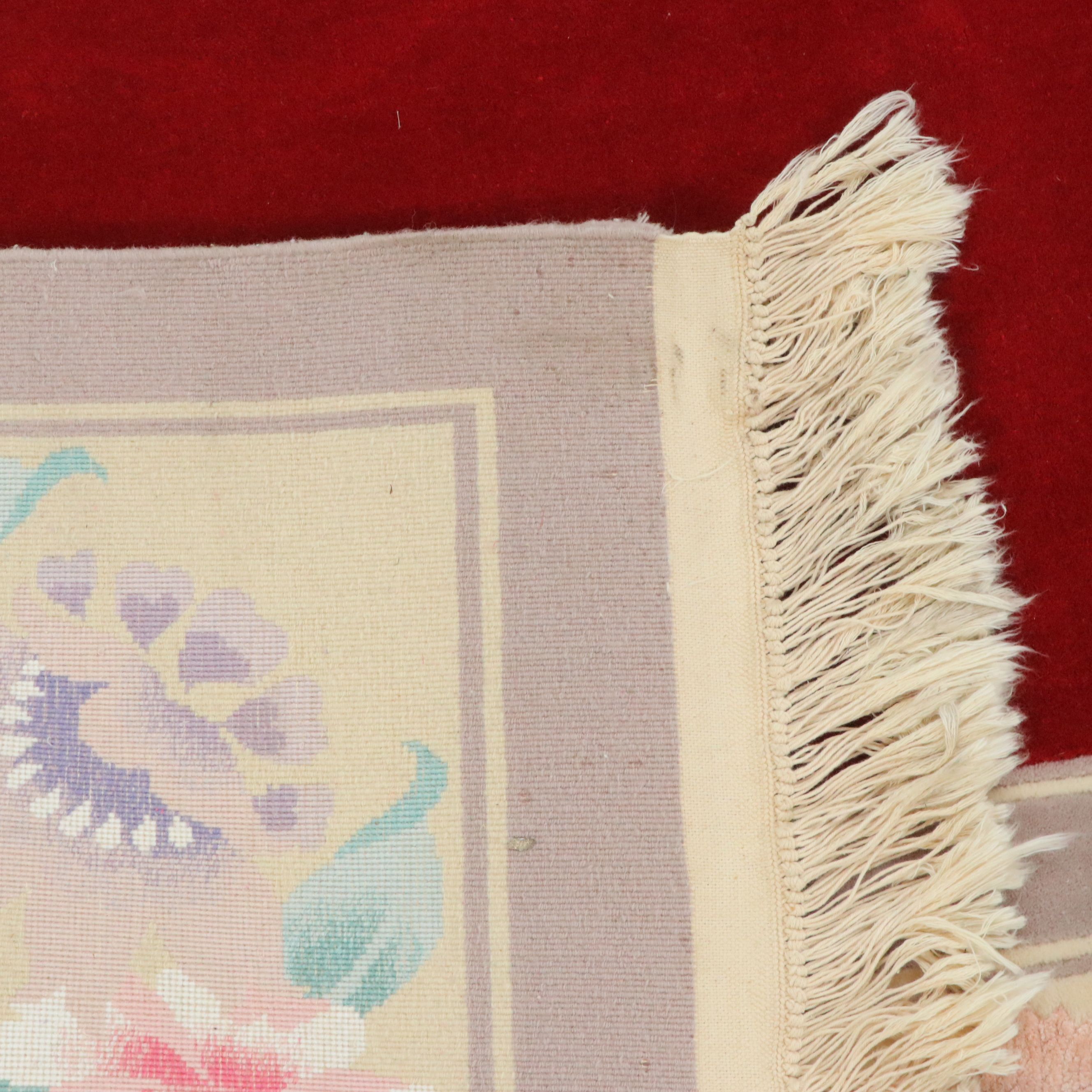 9' x 12'10 Hand-Knotted Chinese Peking Room Sized Rug