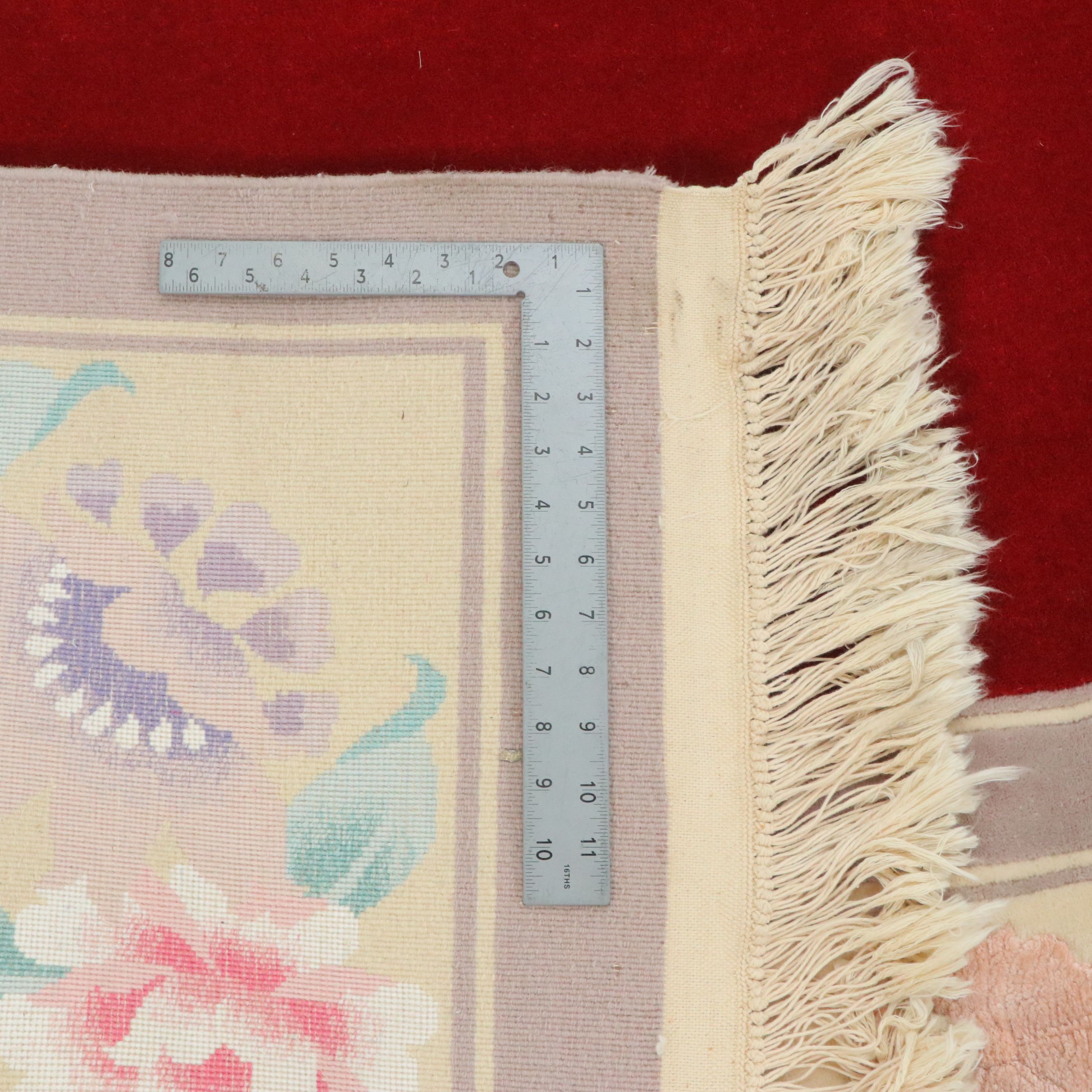 9' x 12'10 Hand-Knotted Chinese Peking Room Sized Rug