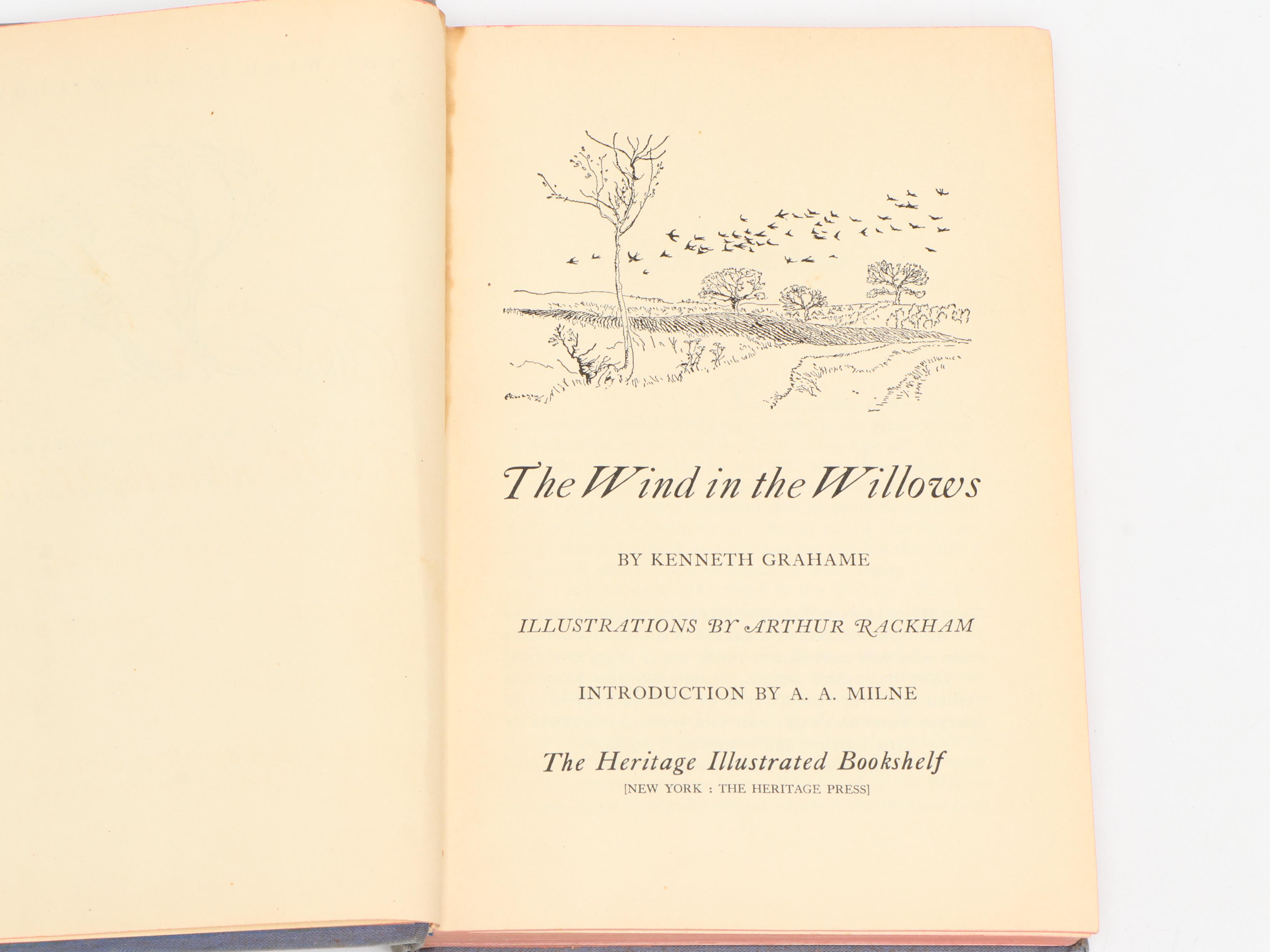 Arthur Rackham Illustrated "The Wind in the Willows" by Kenneth Grahame, 1940